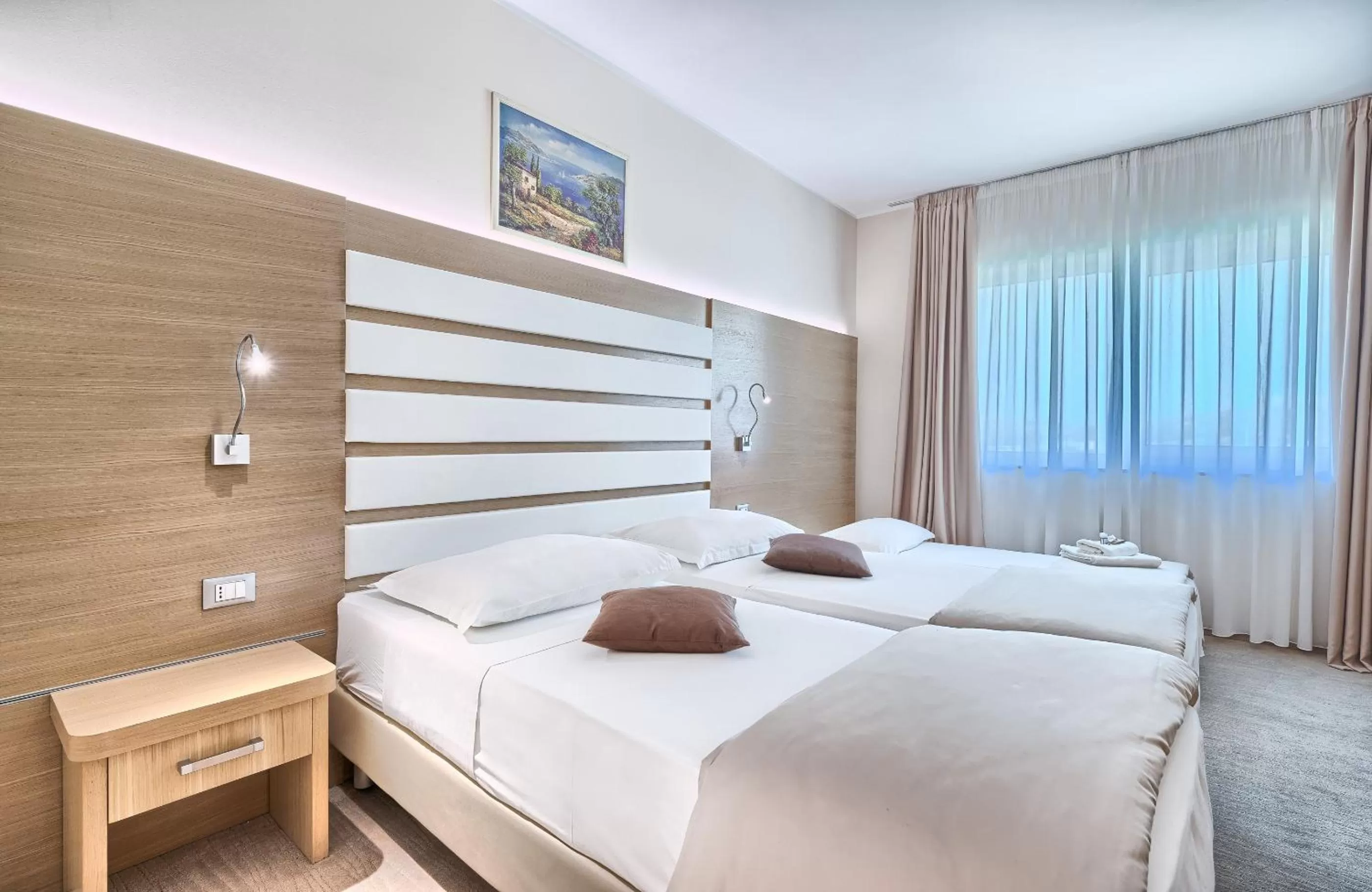 Bed in Hotel Panorama