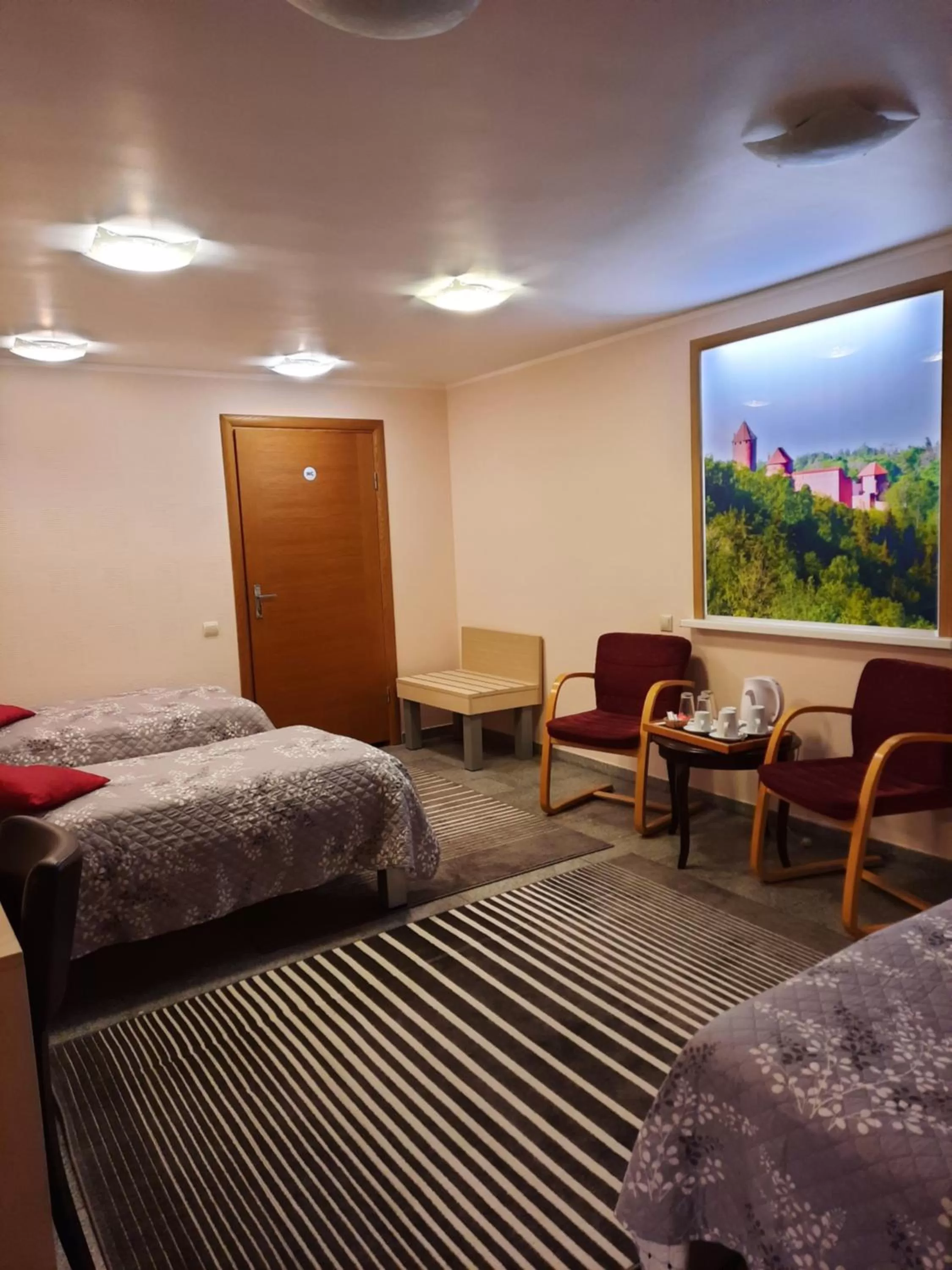 Bedroom, Bed in Hotel Pils with Self-Check in