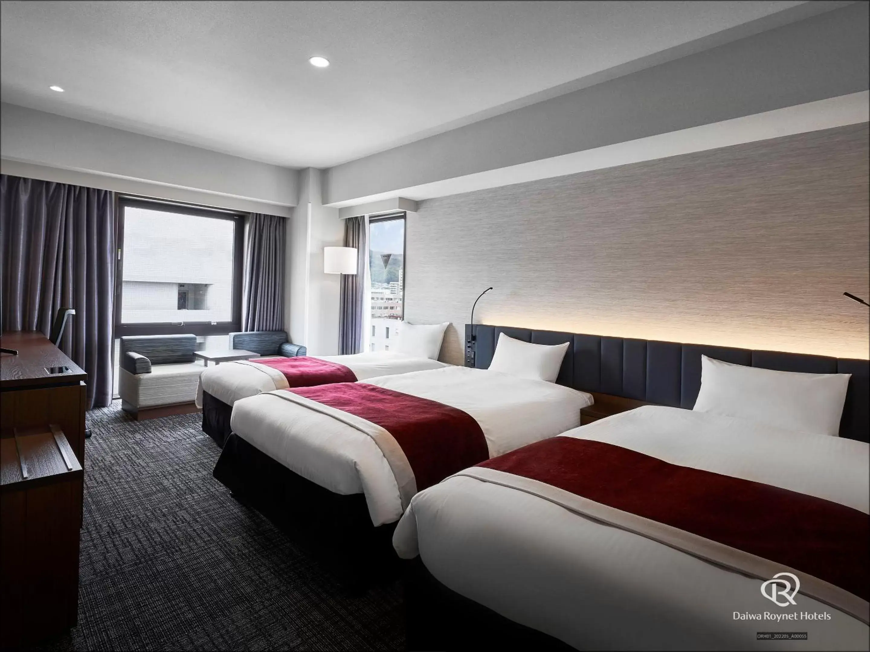 Photo of the whole room, Bed in Daiwa Roynet Hotel Yamagata Ekimae