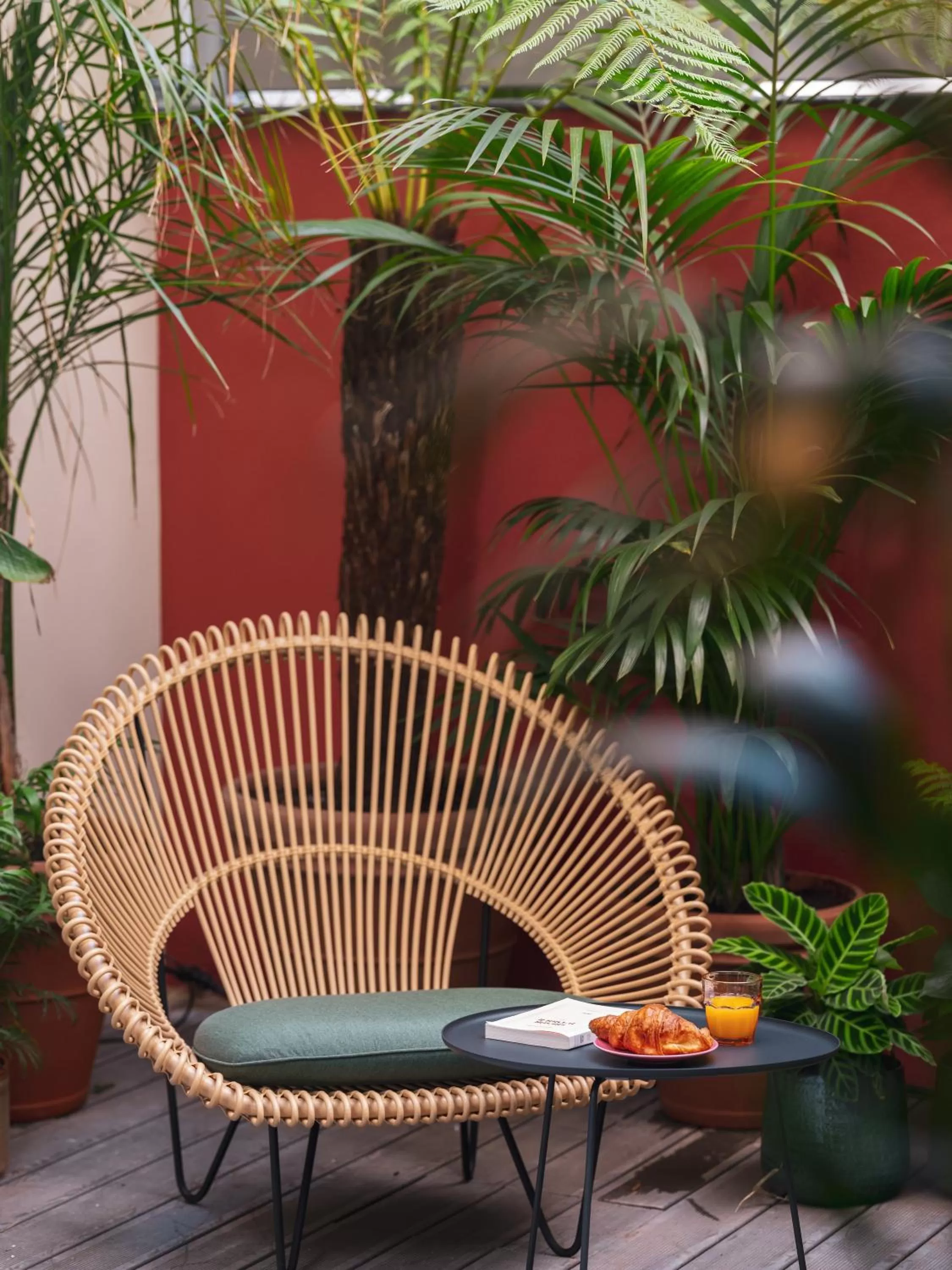 Patio in Seven Hotel Paris