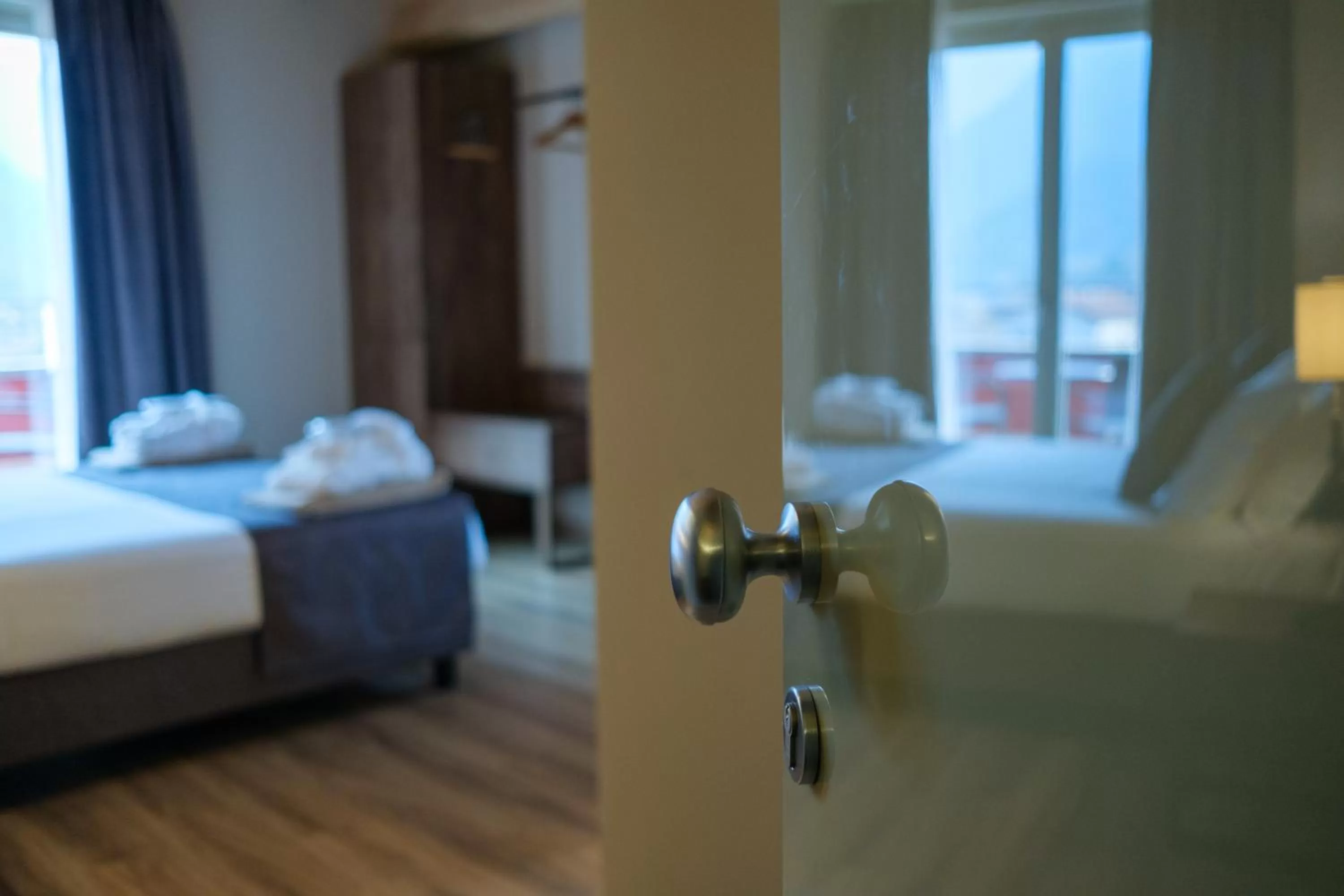 Bed in Lake Hotel La Pieve