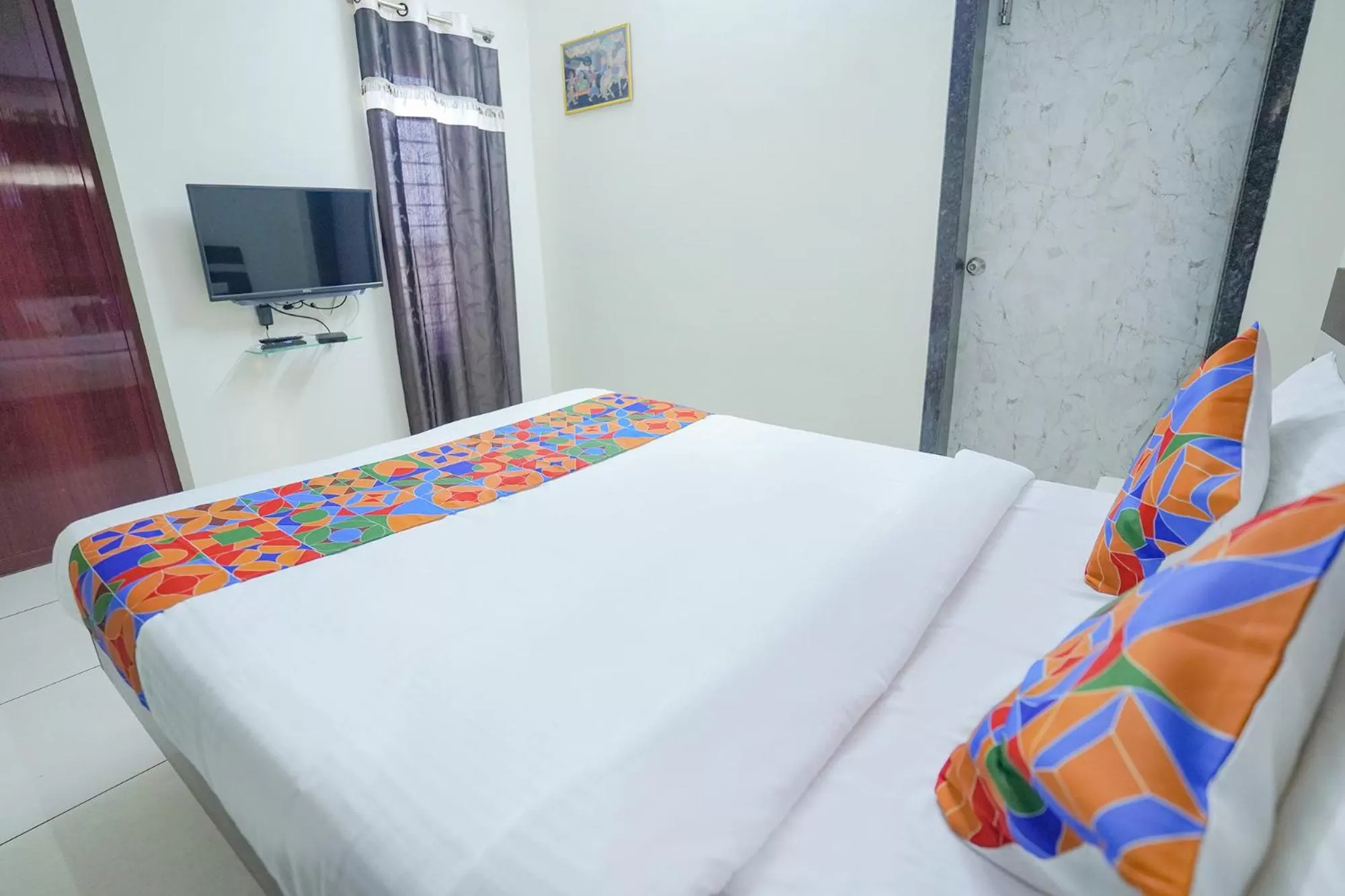 Bed in FabExpress Town Space Apartment