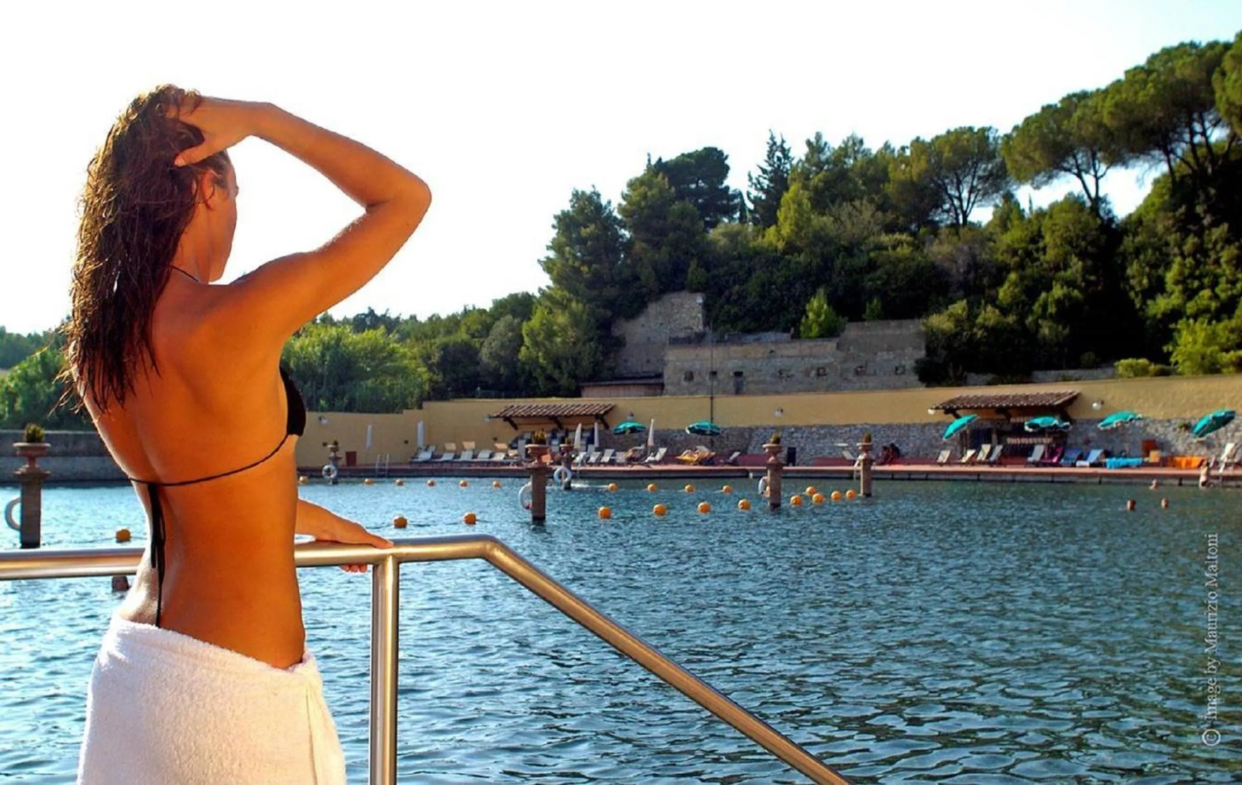 Hot Spring Bath in Calidario Terme Etrusche