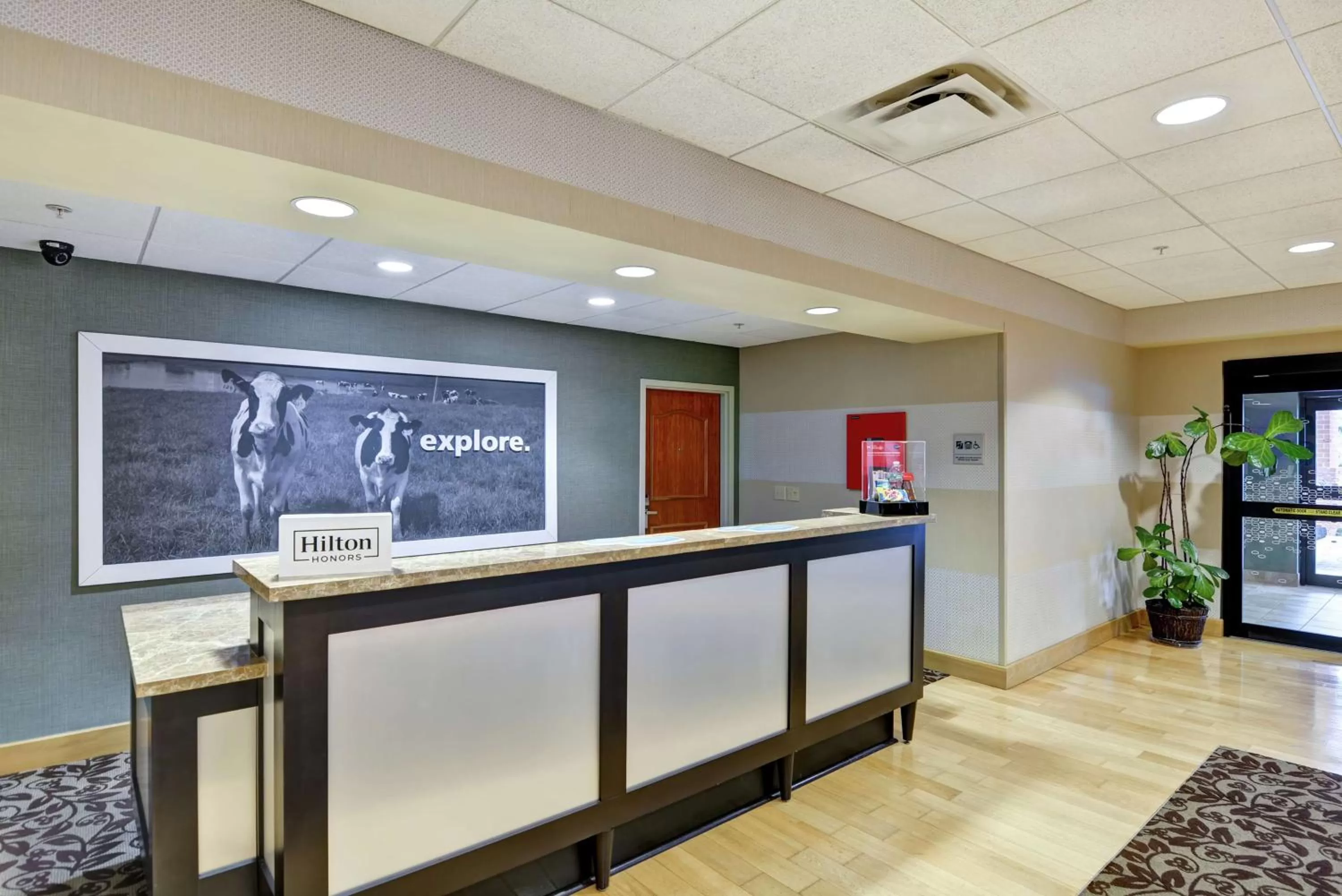 Lobby or reception in Hampton Inn Tunkhannock