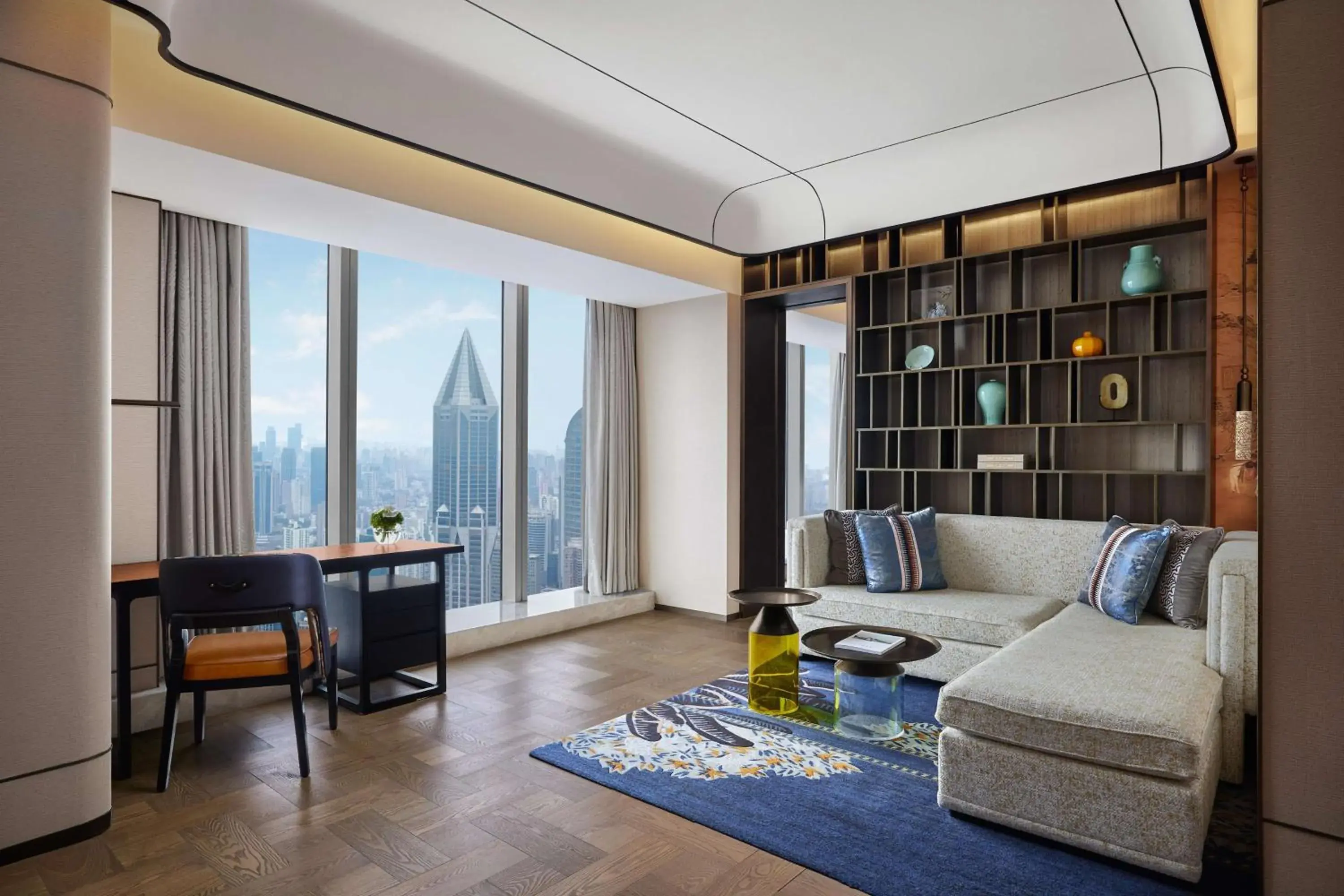 Bedroom, Seating Area in Conrad By Hilton Shanghai