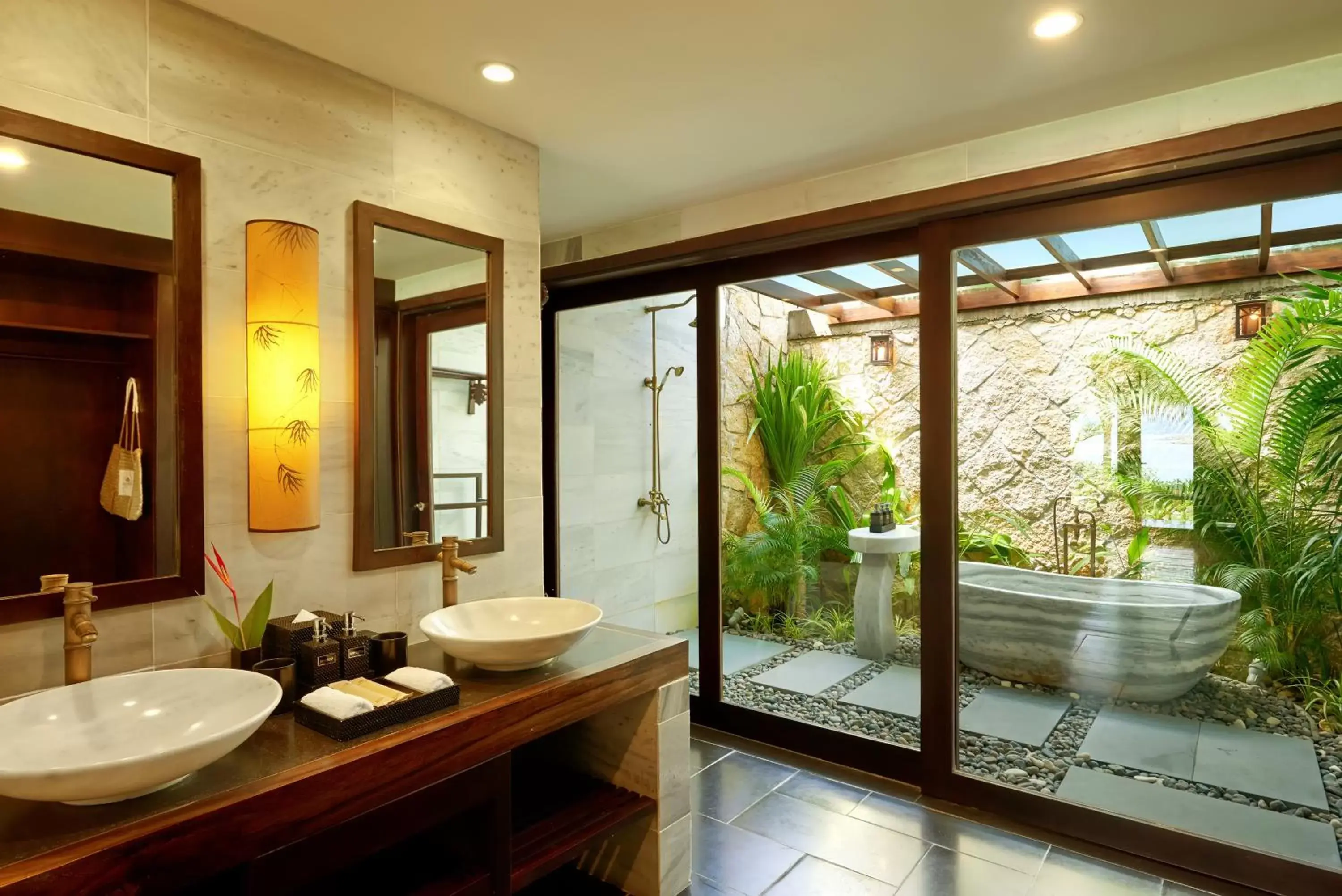 Bathroom in Amiana Resort Nha Trang