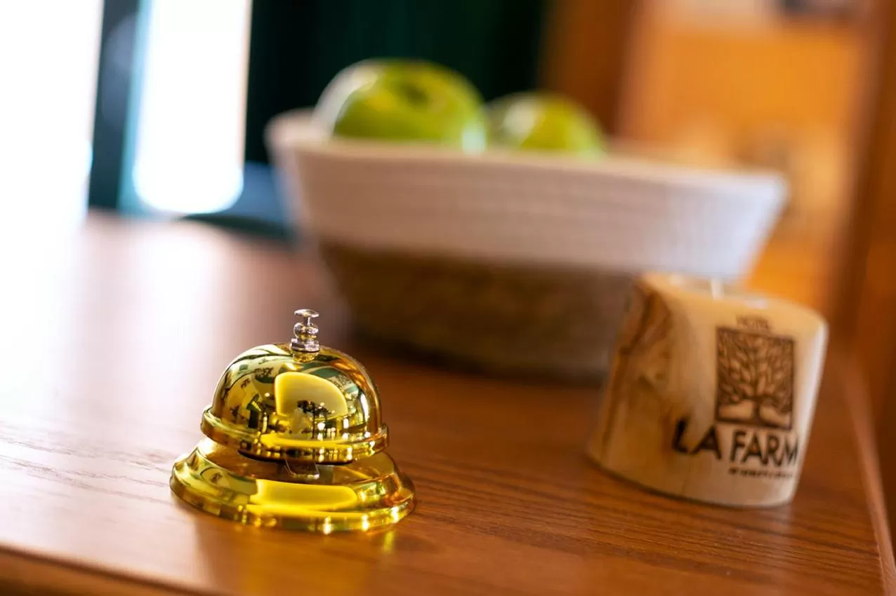 Lobby or reception in Hospedium Hotel La Farm