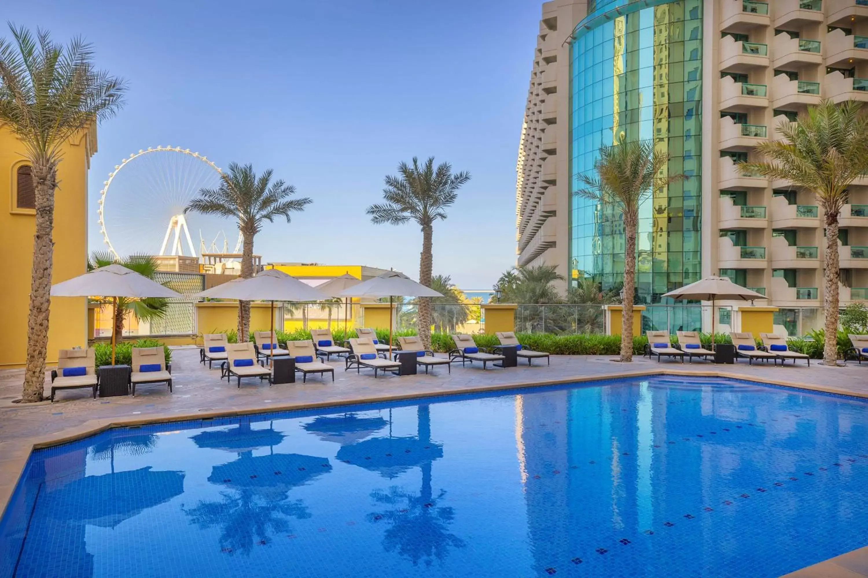 Pool view, Swimming Pool in Hilton Dubai The Walk