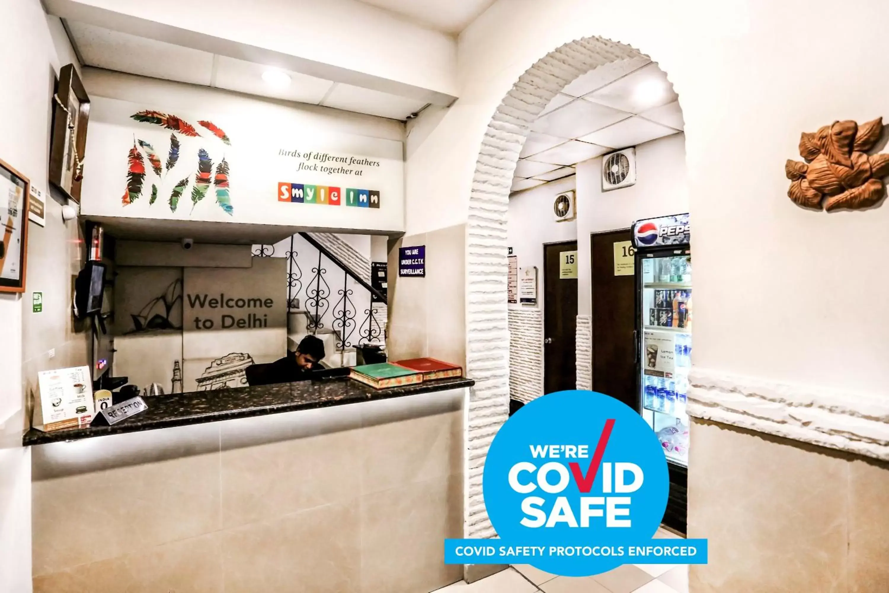 Lobby or reception in Smyle Inn - Best Value Hotel near New Delhi Station Lobby or reception in Smyle Inn - Best Value Hotel near New Delhi Station