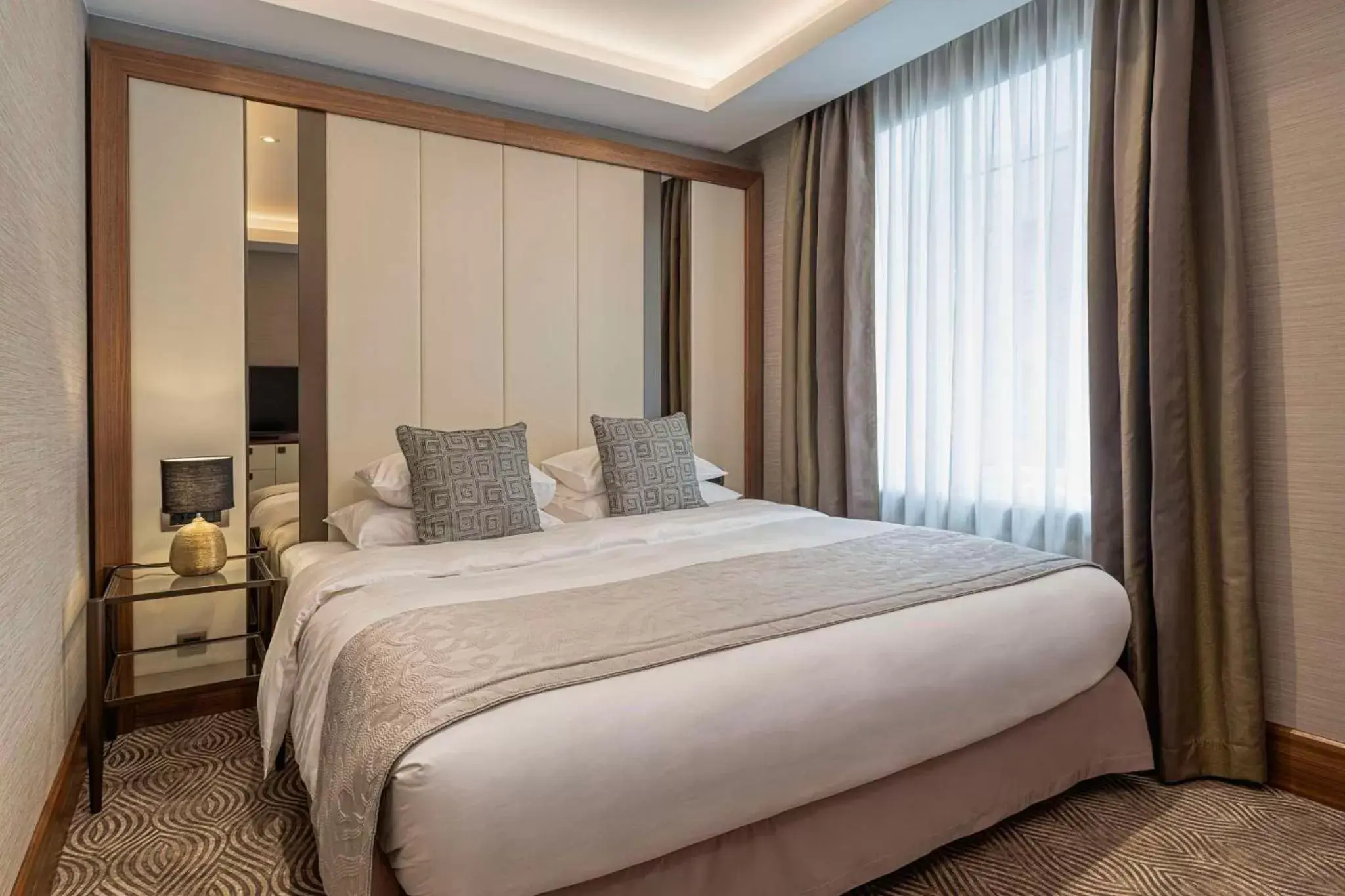 Bedroom, Bed in Grand Hotel Kempinski Riga