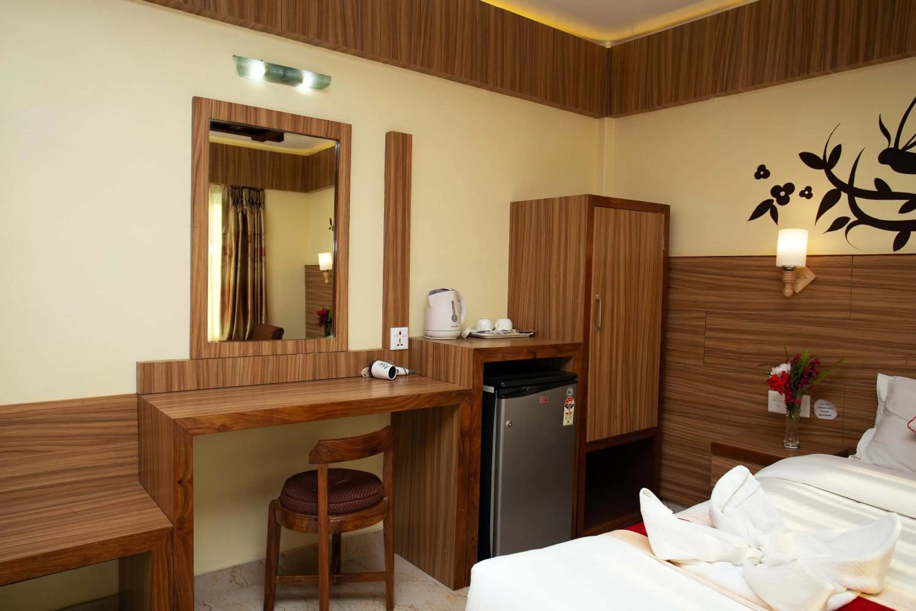 Coffee/tea facilities, Bed in Hotel Splendid View