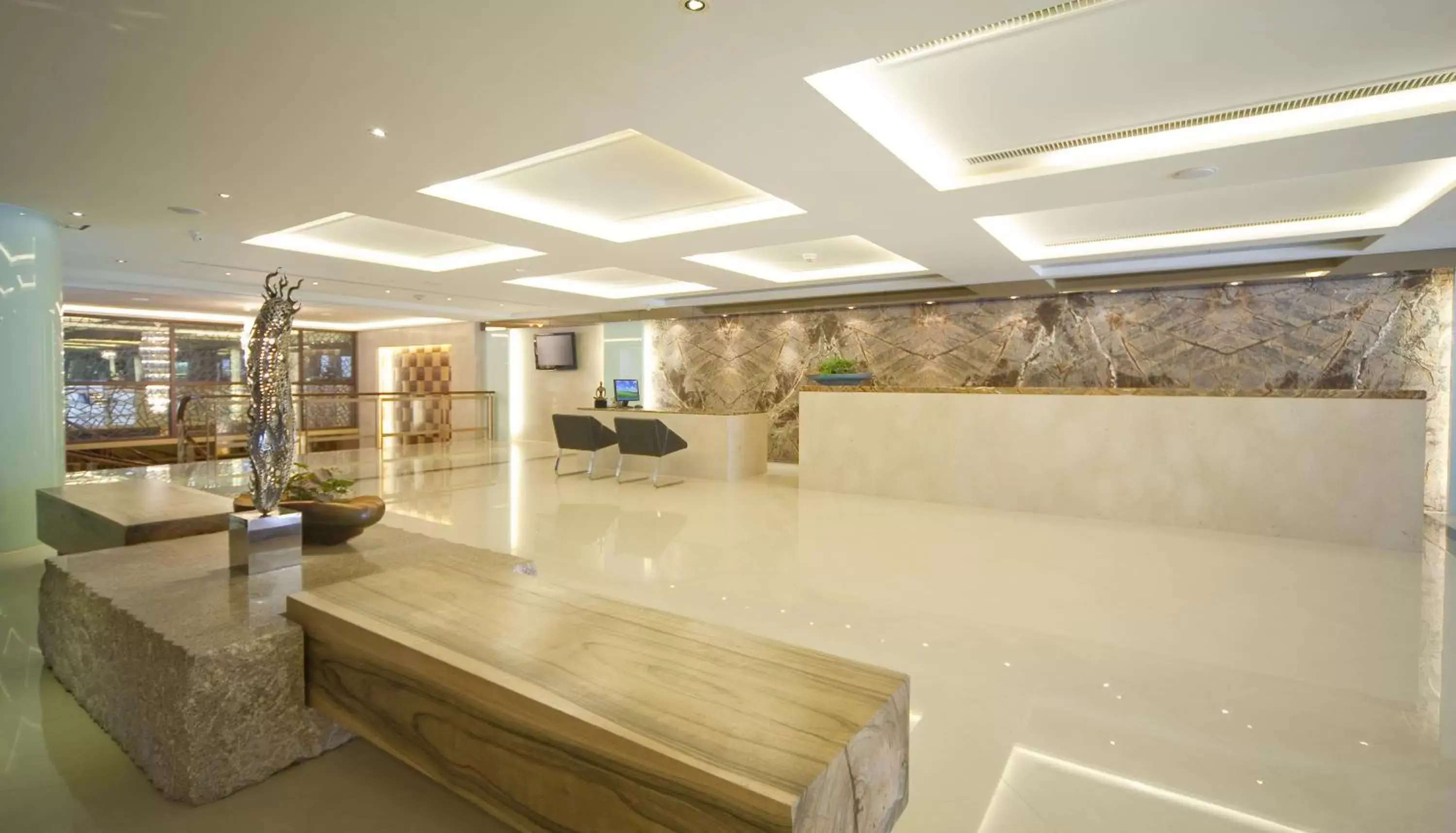 Lobby or reception in Guide Hotel Taipei Bade Lobby or reception in Guide Hotel Taipei Bade