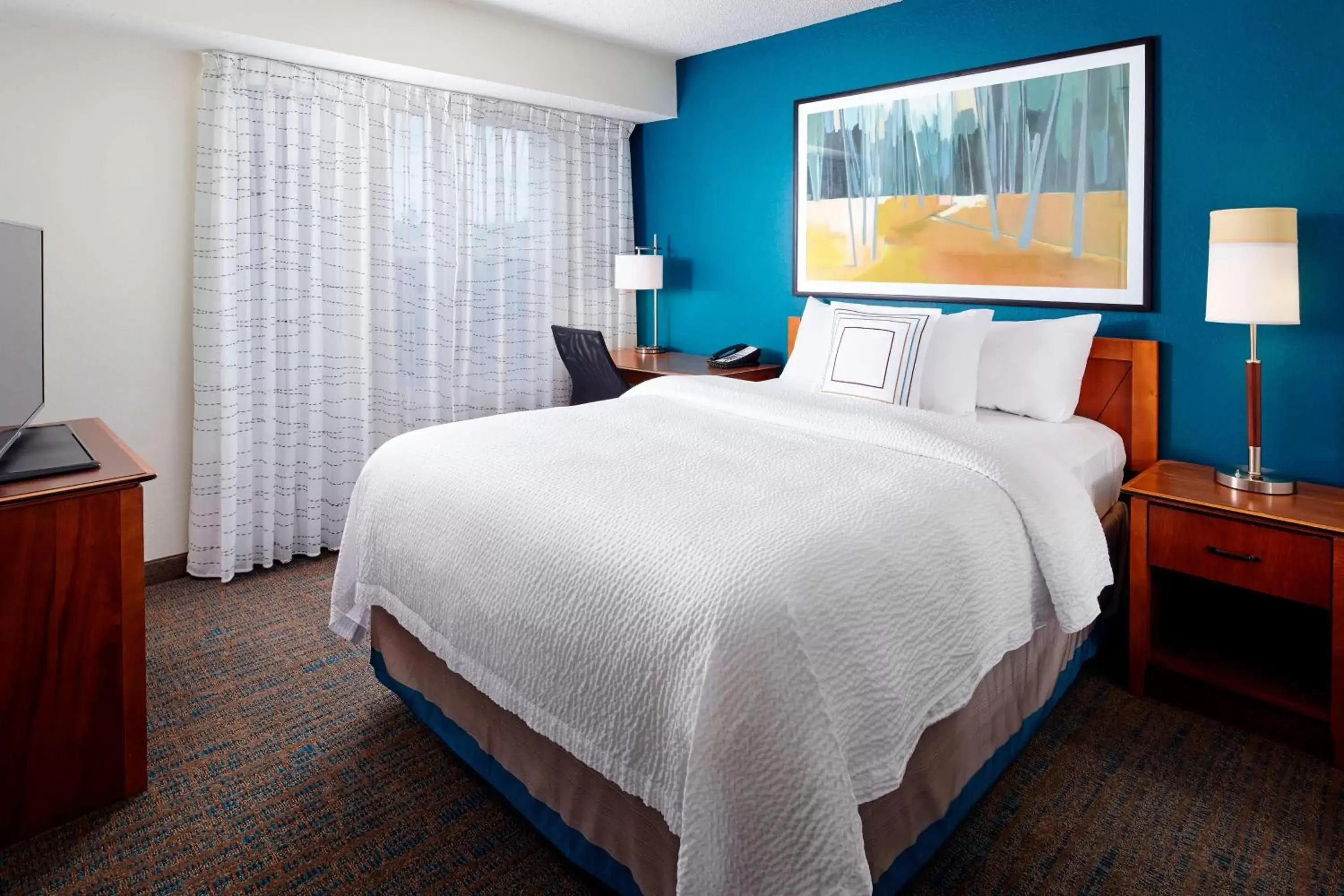 Bedroom, Bed in Residence Inn Saint Louis Airport / Earth City