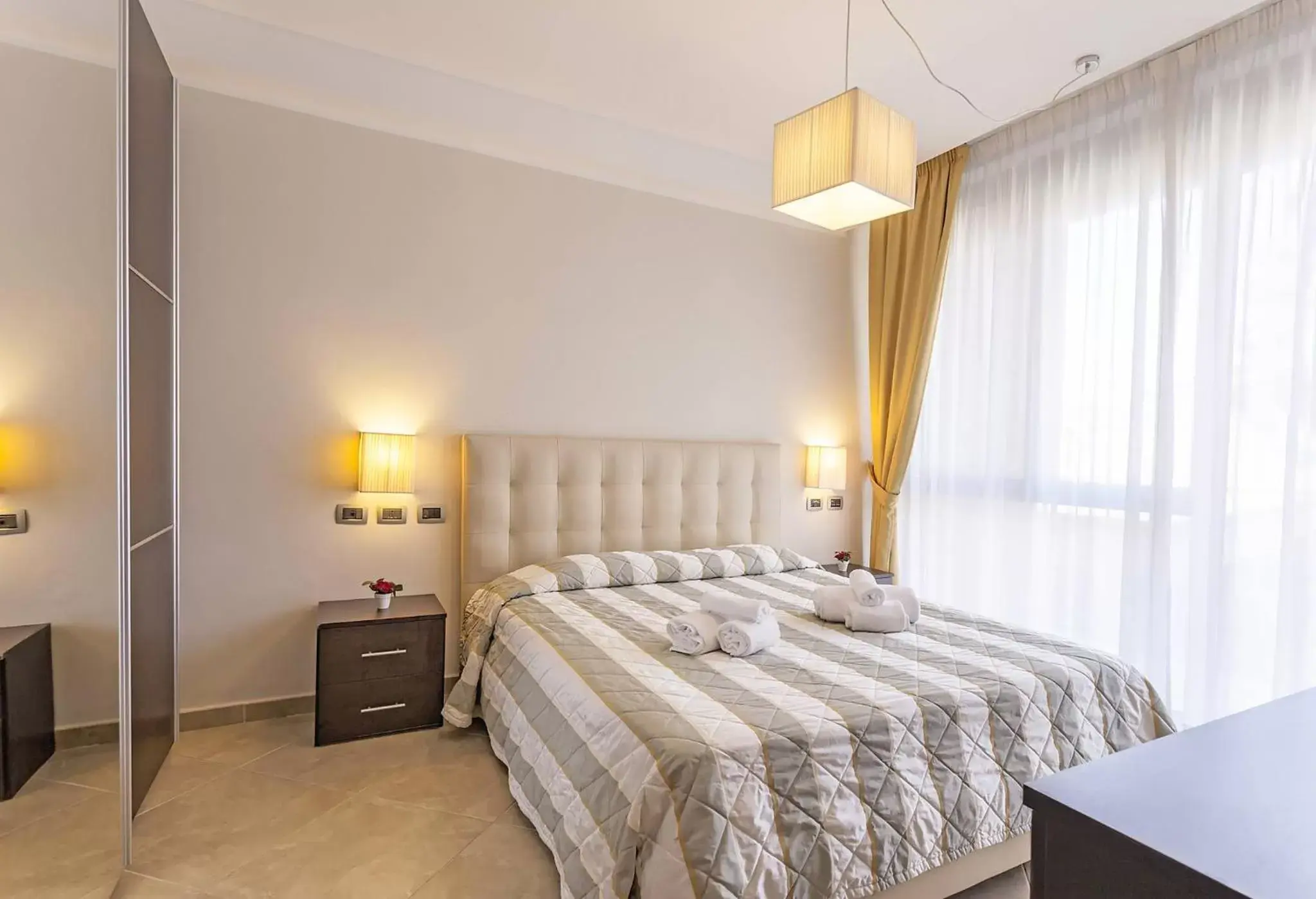 Bed in ApartHotel Anghel Bed in ApartHotel Anghel