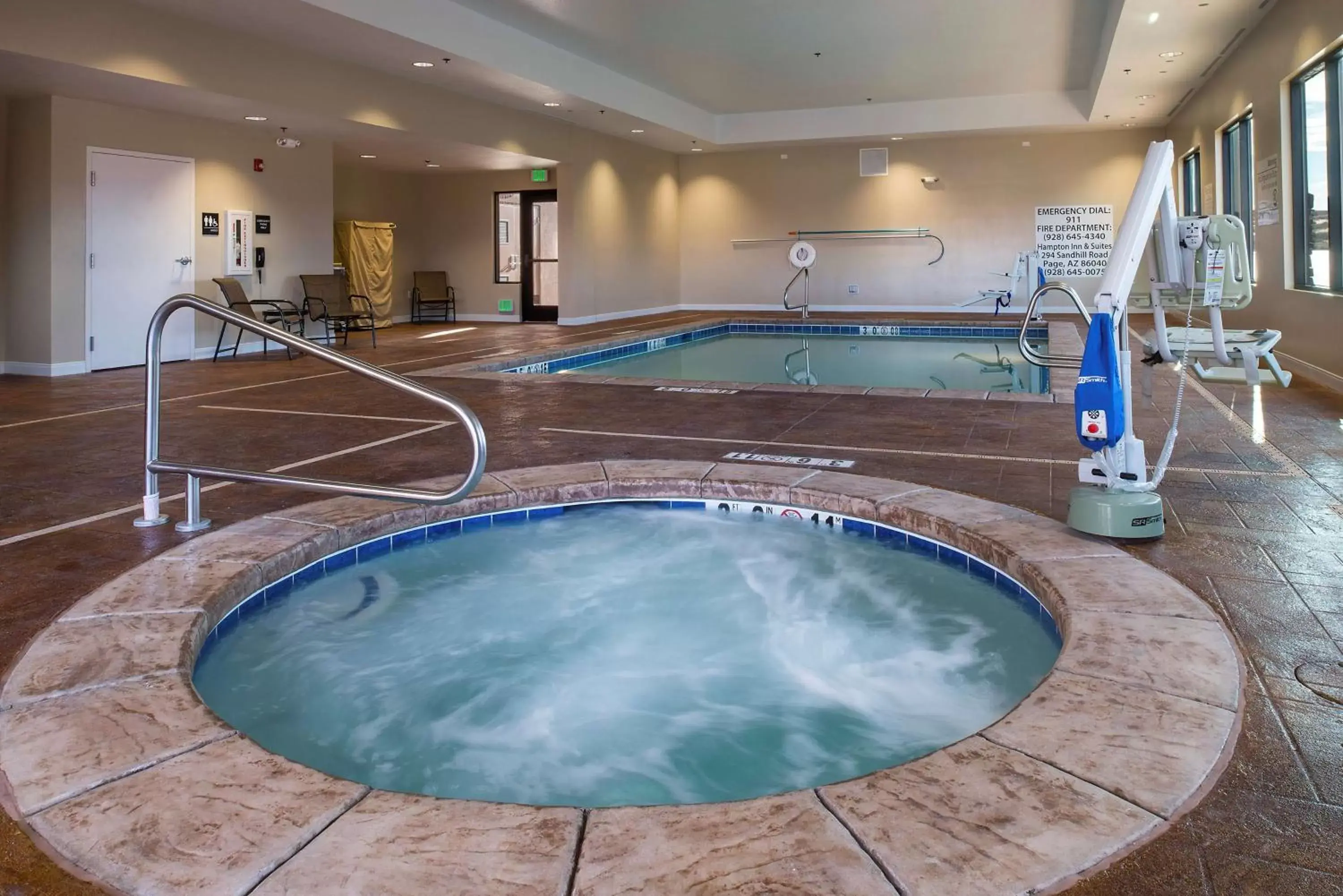 Pool view, Swimming Pool in Hampton Inn & Suites Page - Lake Powell
