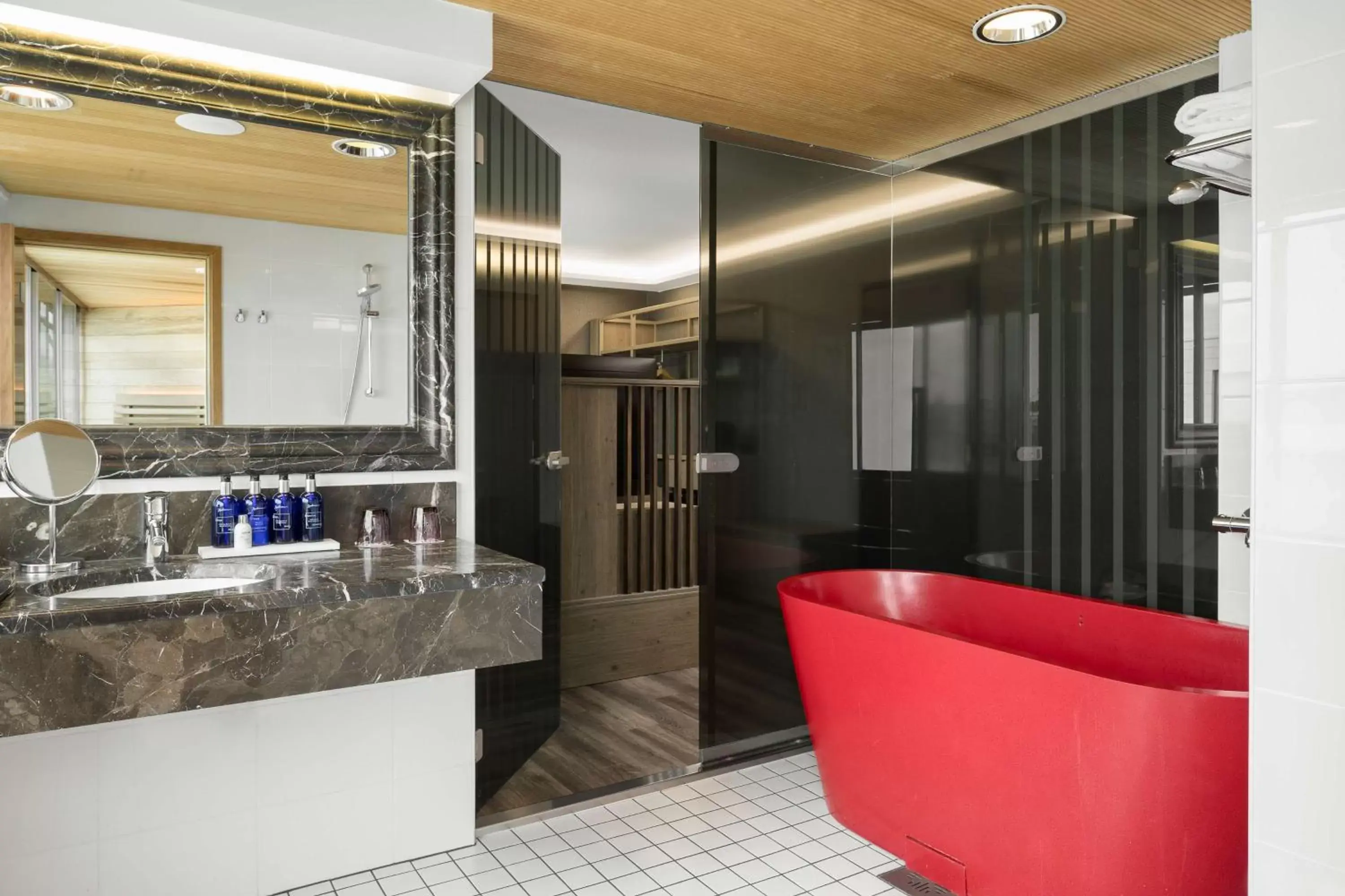 Photo of the whole room, Bathroom in Radisson Blu Marina Palace Hotel, Turku