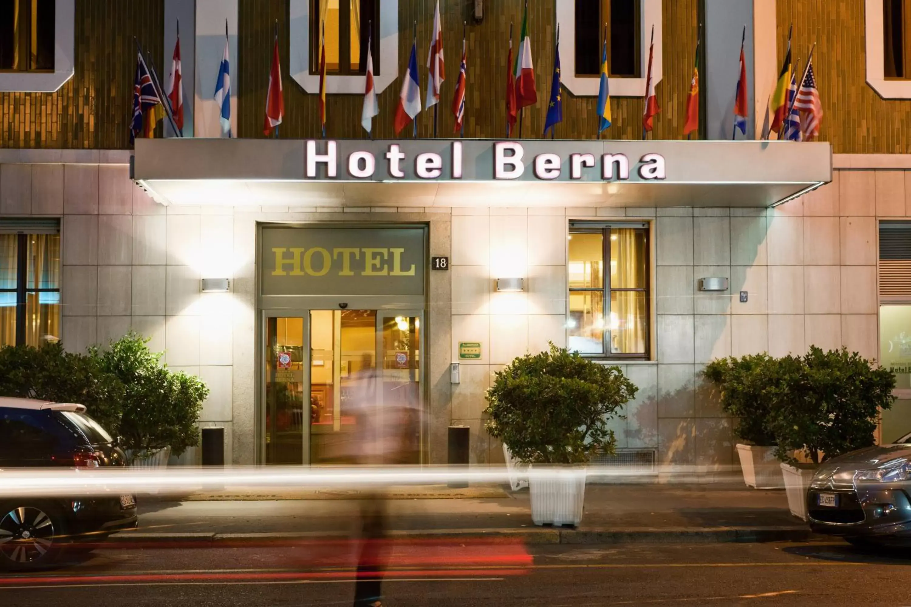 Facade/entrance in Hotel Berna