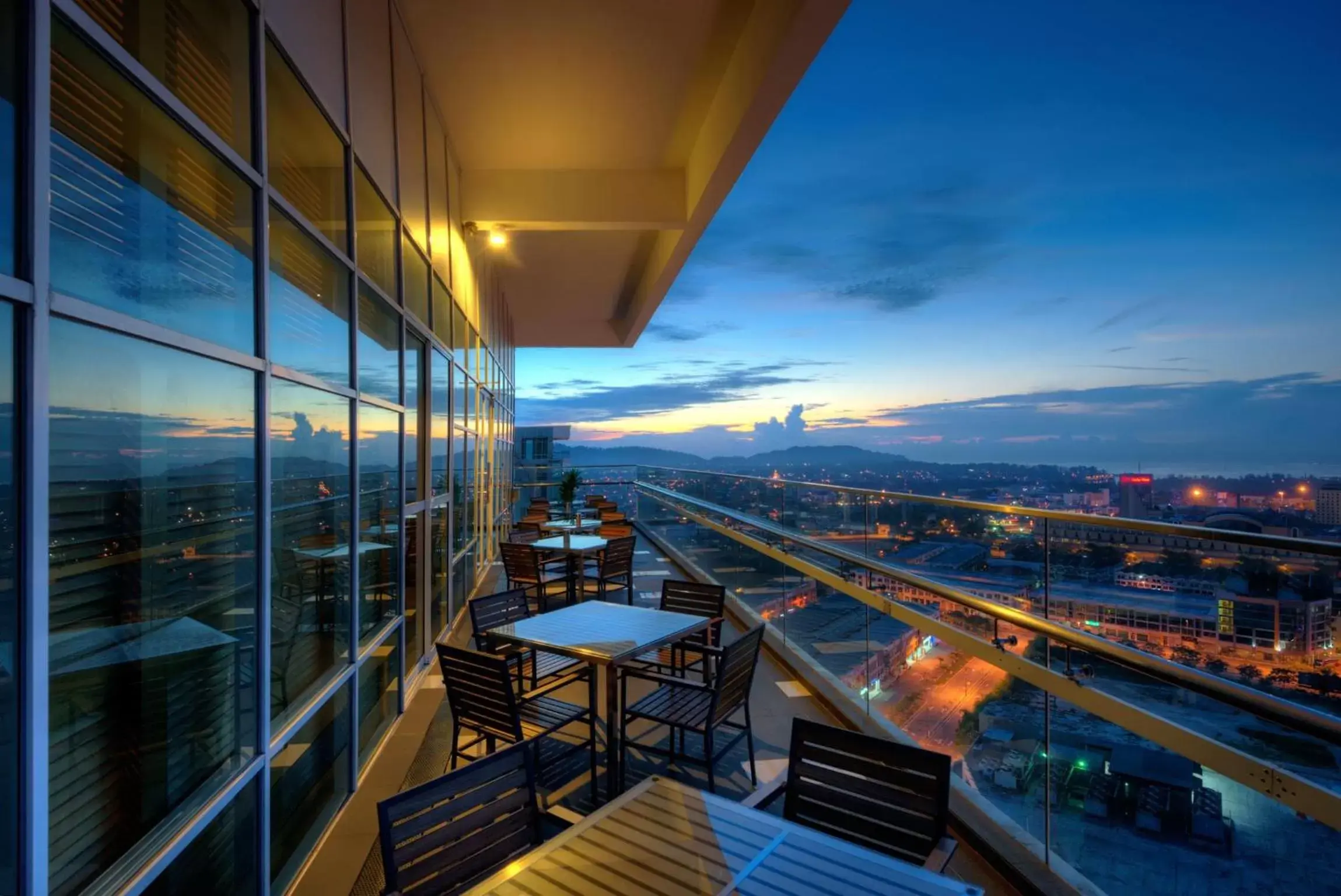 Lounge or bar, Balcony/Terrace in Zenith Kuantan