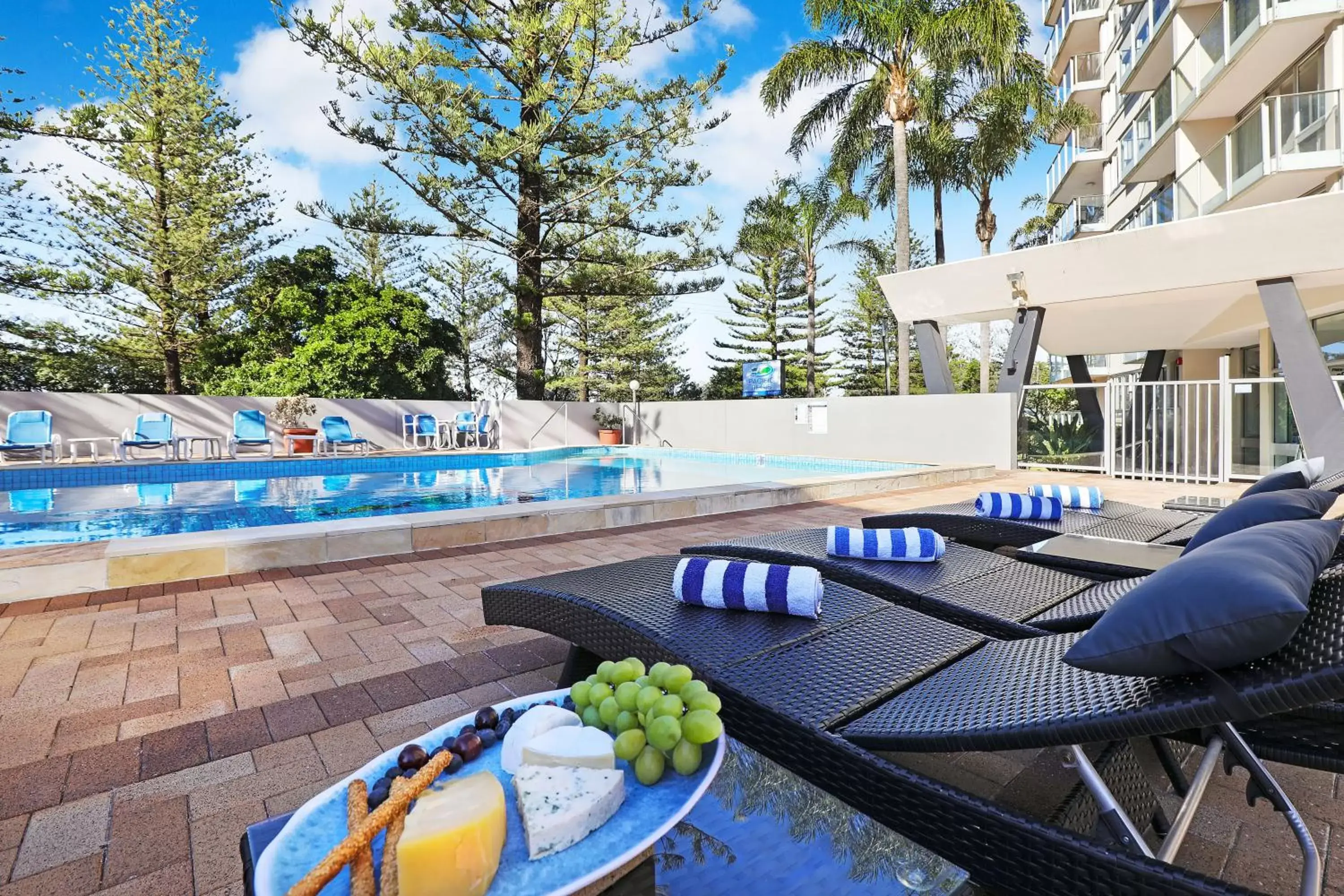 Swimming Pool in Pacific Regis Beachfront Holiday Apartments