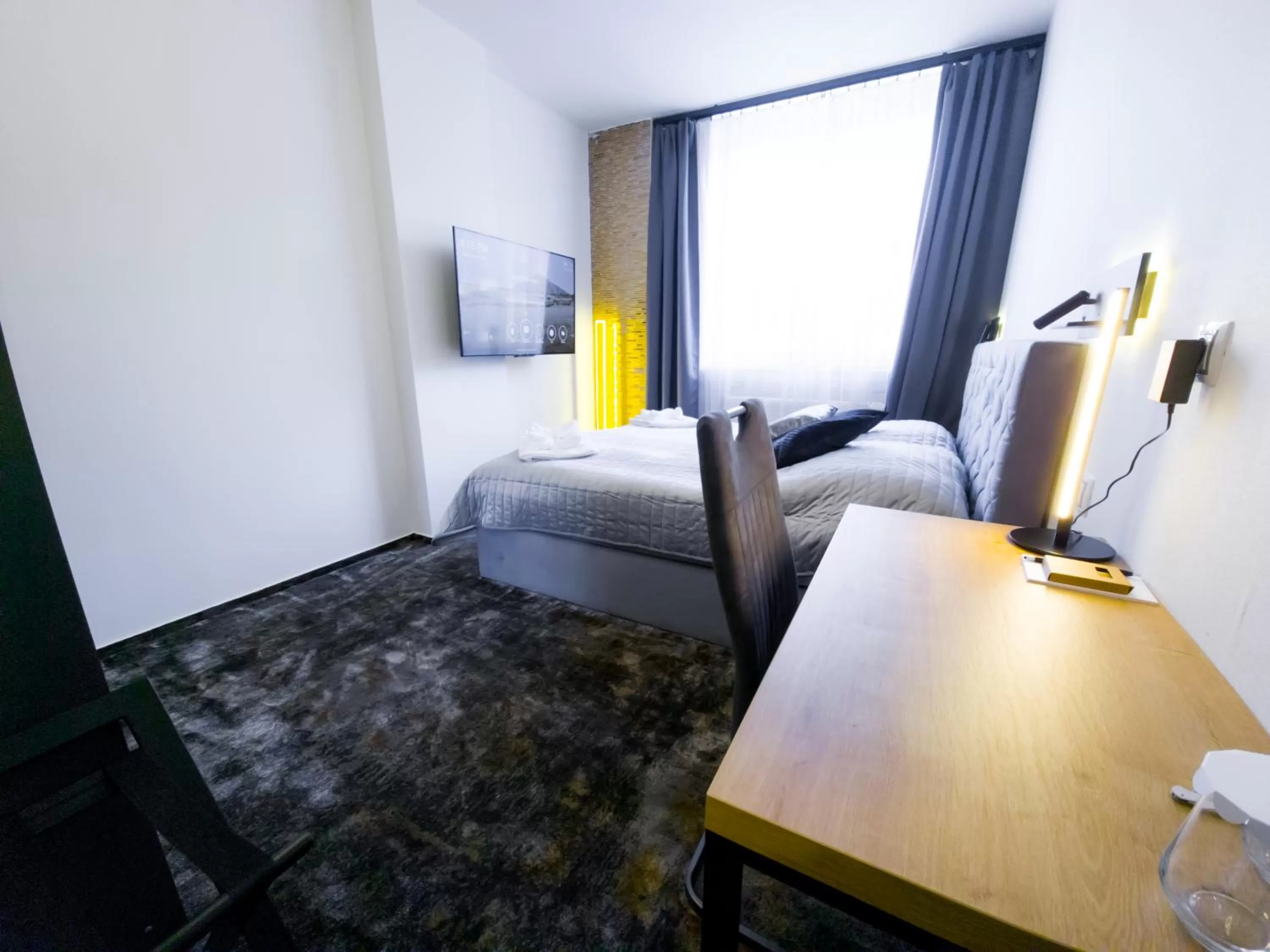 Photo of the whole room, Bed in Olympland Hotel