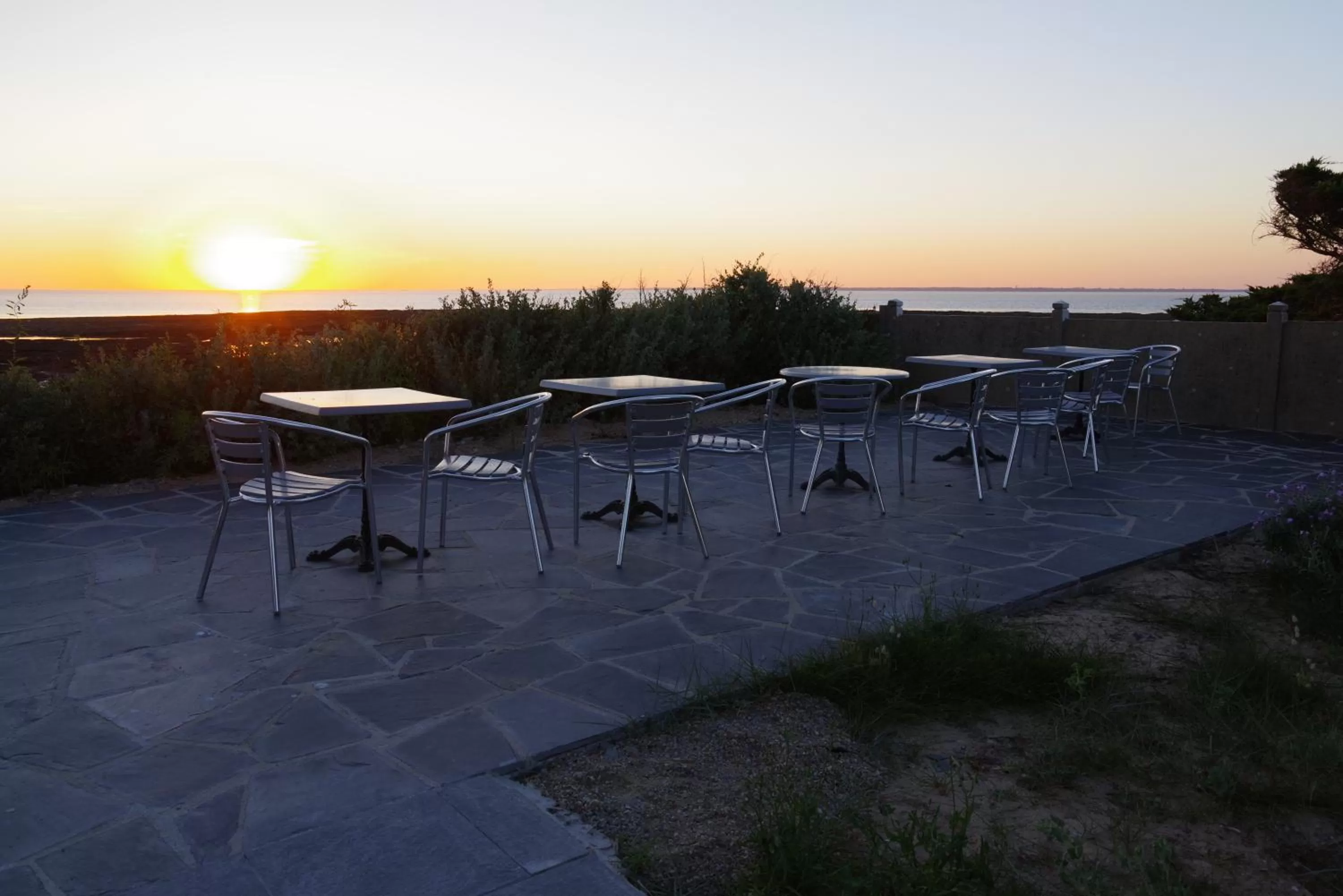 Patio in la pêcherie bord de mer