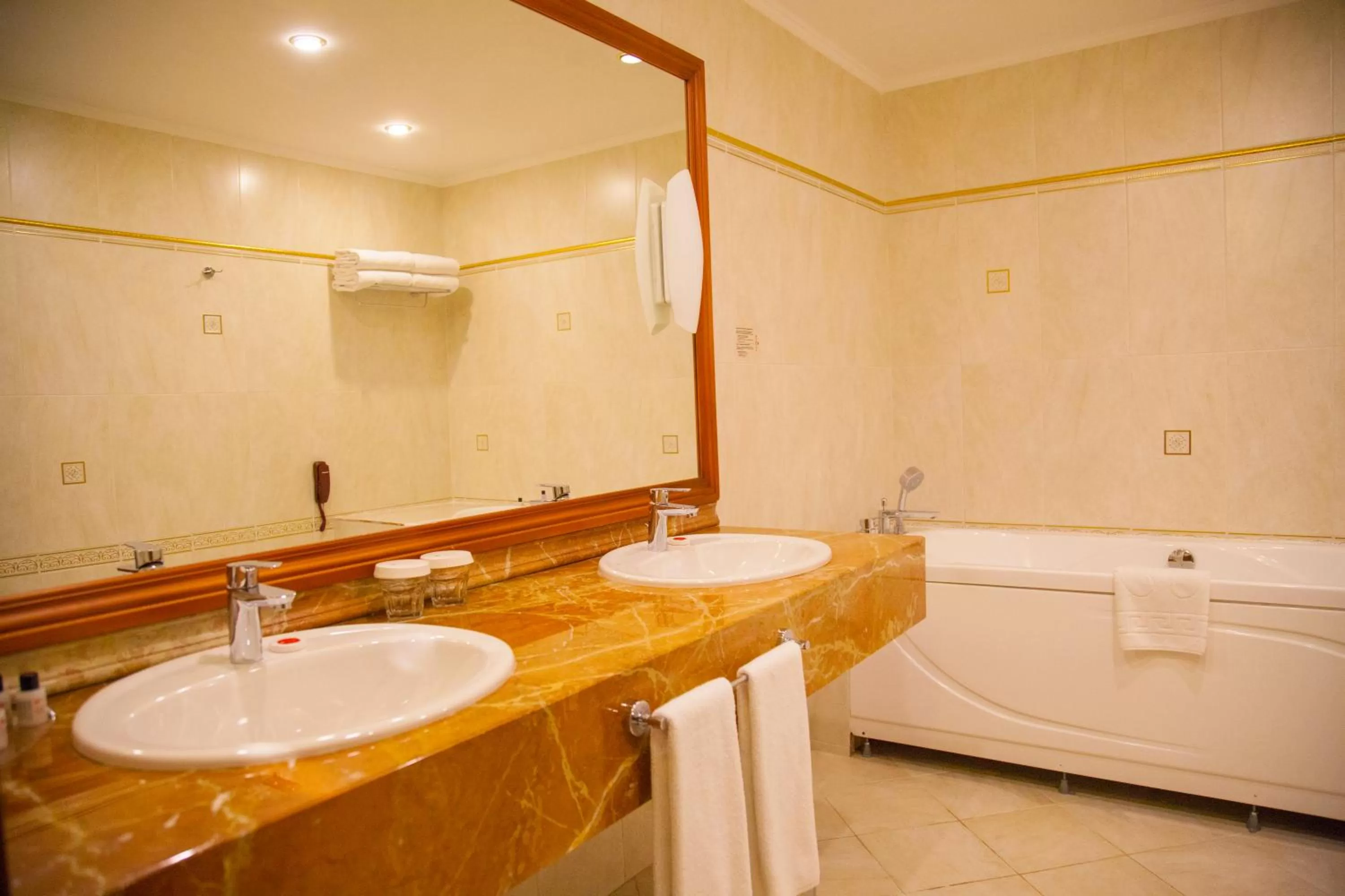 Bathroom in Ramada by Wyndham Almaty