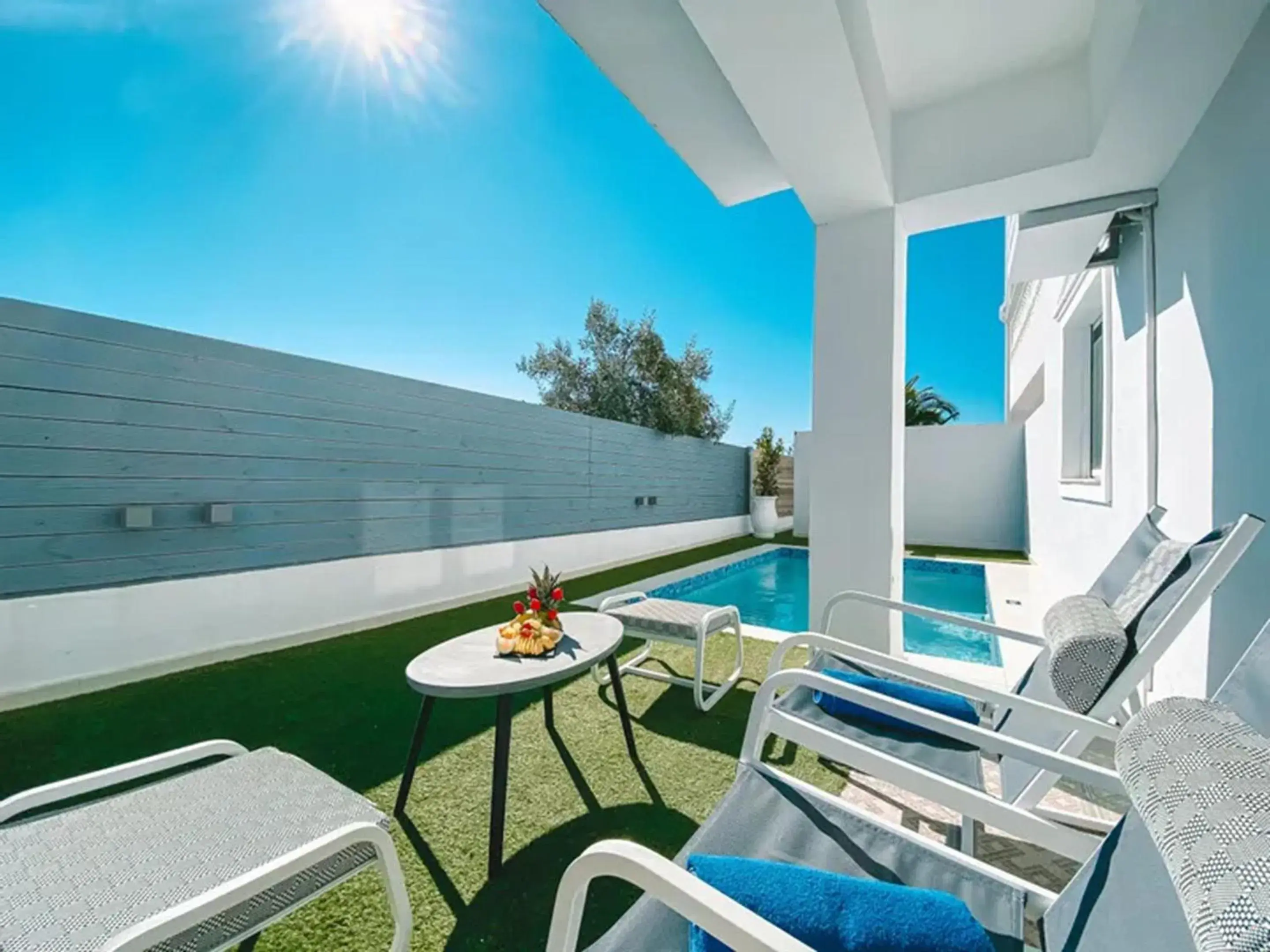 Patio, Swimming Pool in Meandros Boutique & Spa Hotel