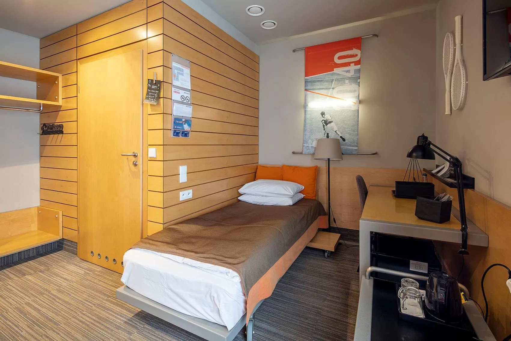 Bed in Hotel Restauracja Tenis Kortowo