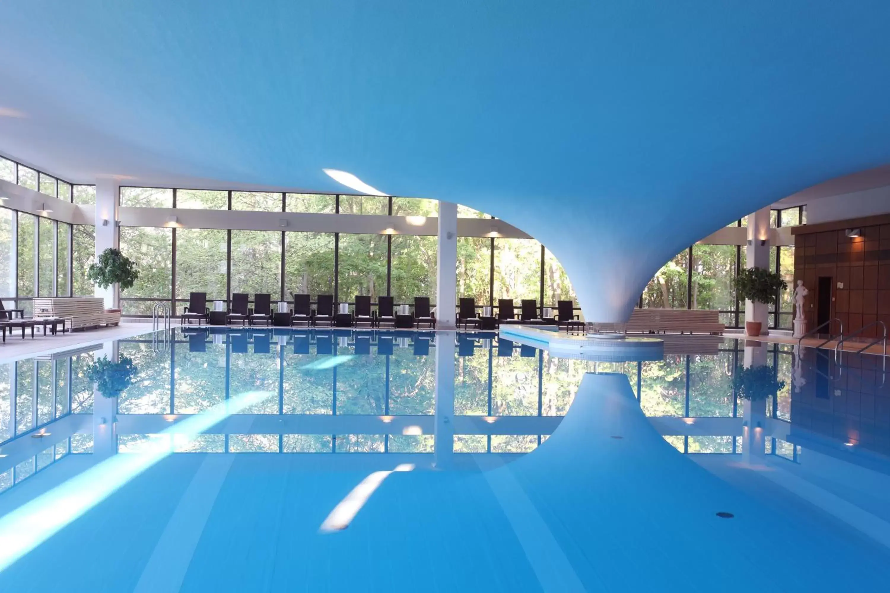 Spring, Swimming Pool in Cliff Hotel Rügen