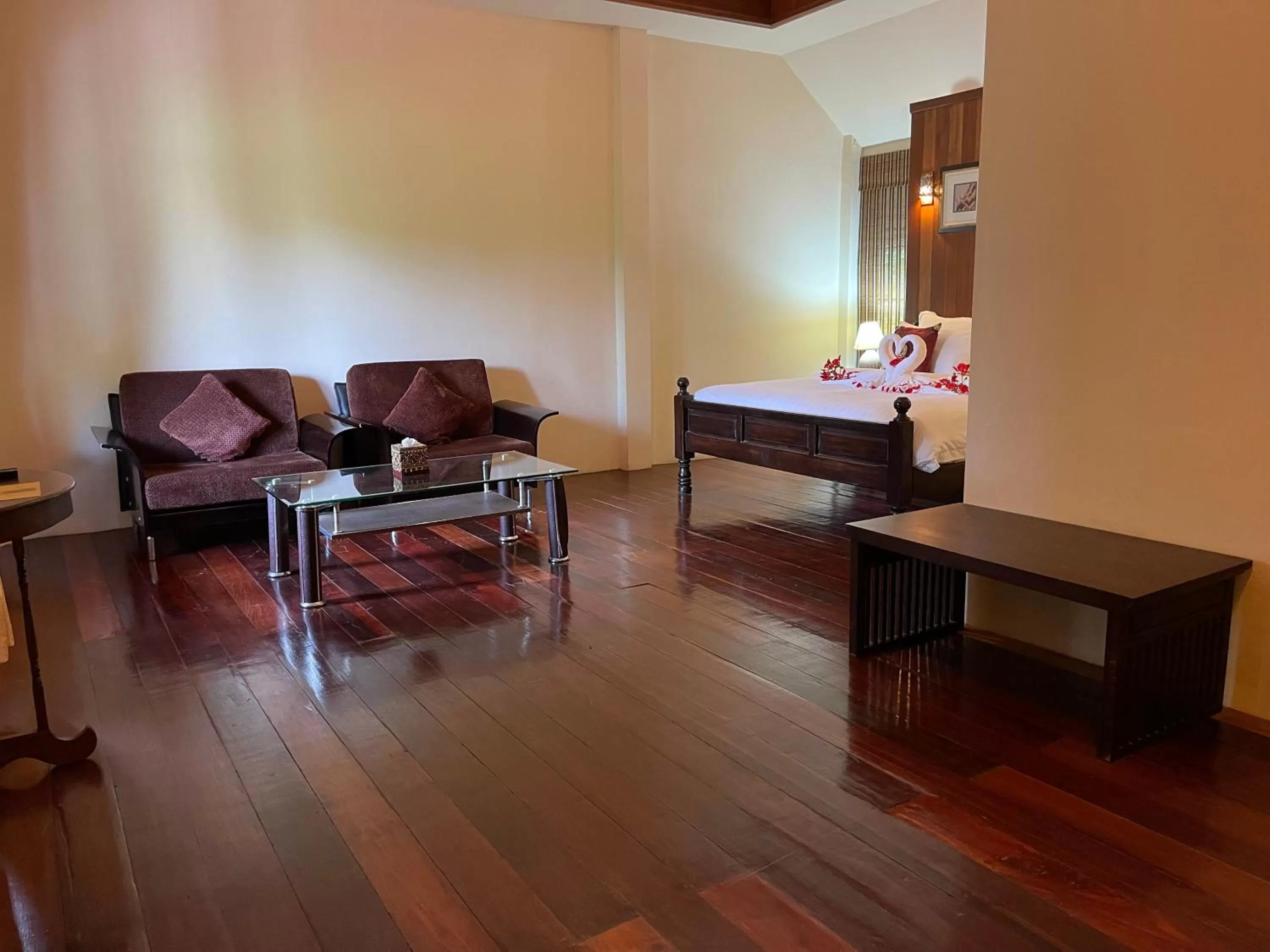 Bed in Sasidara Resort Nan