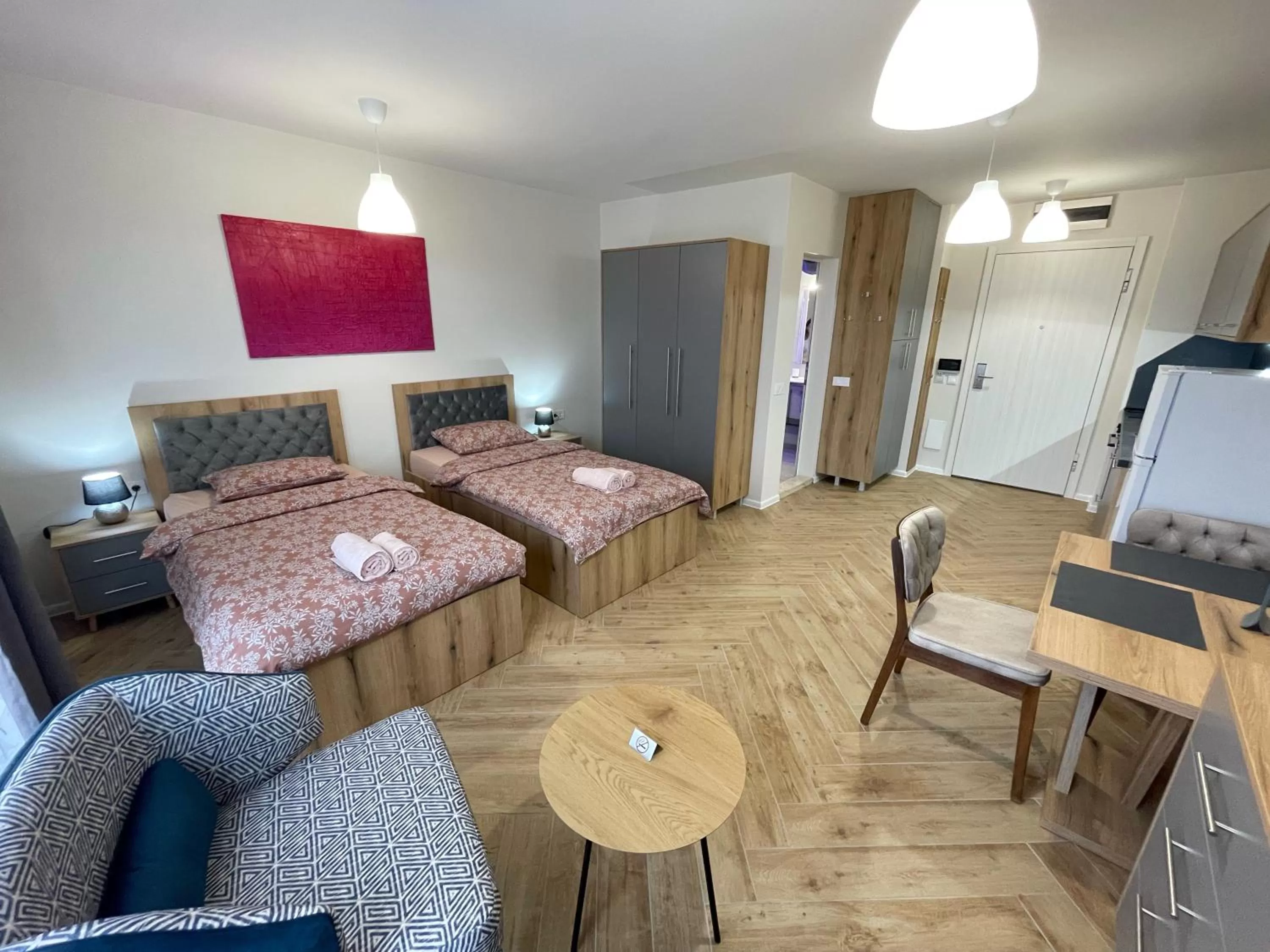Bed in WOW Apartments