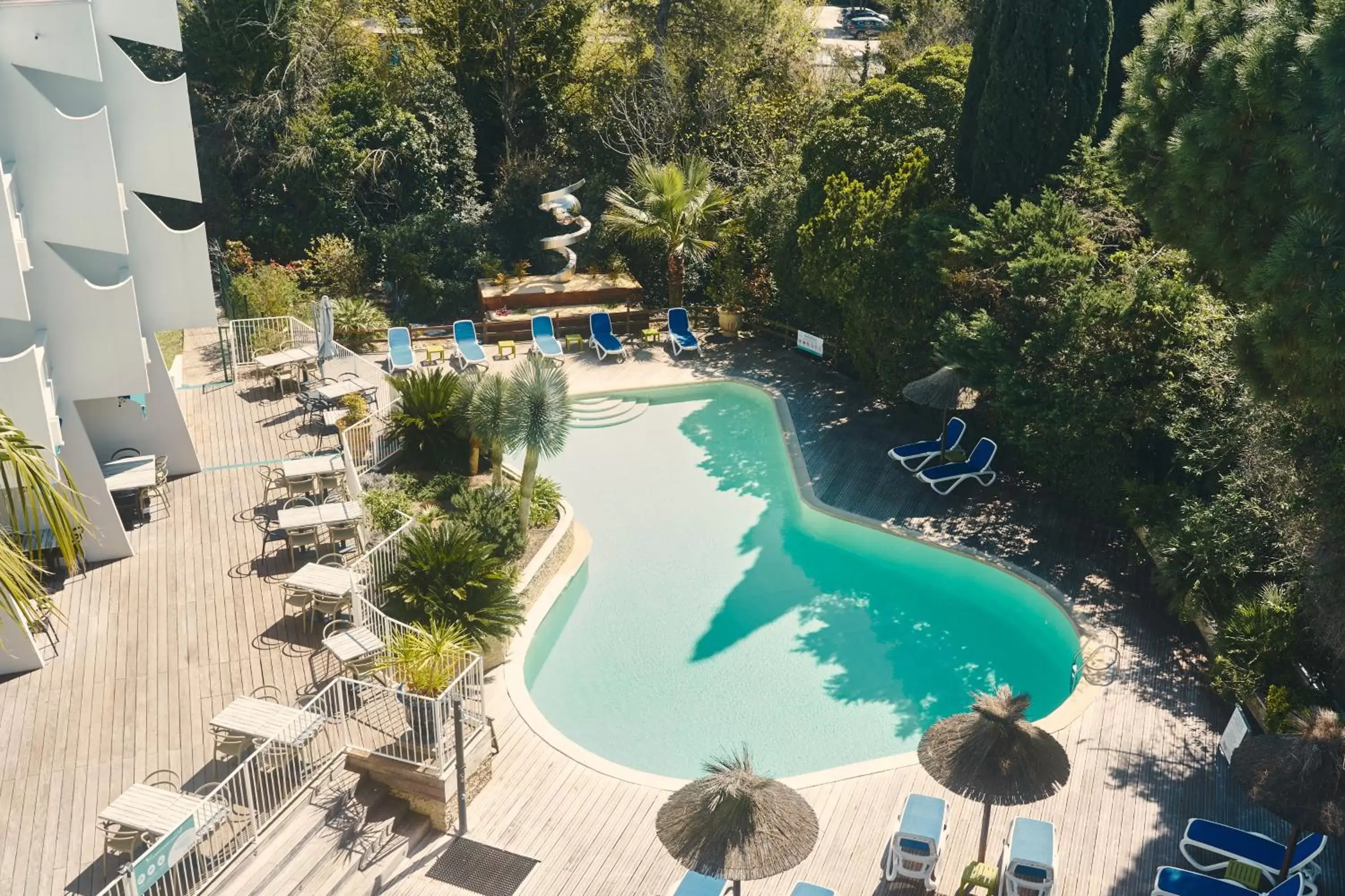 Pool View in Hotel Le Quetzal