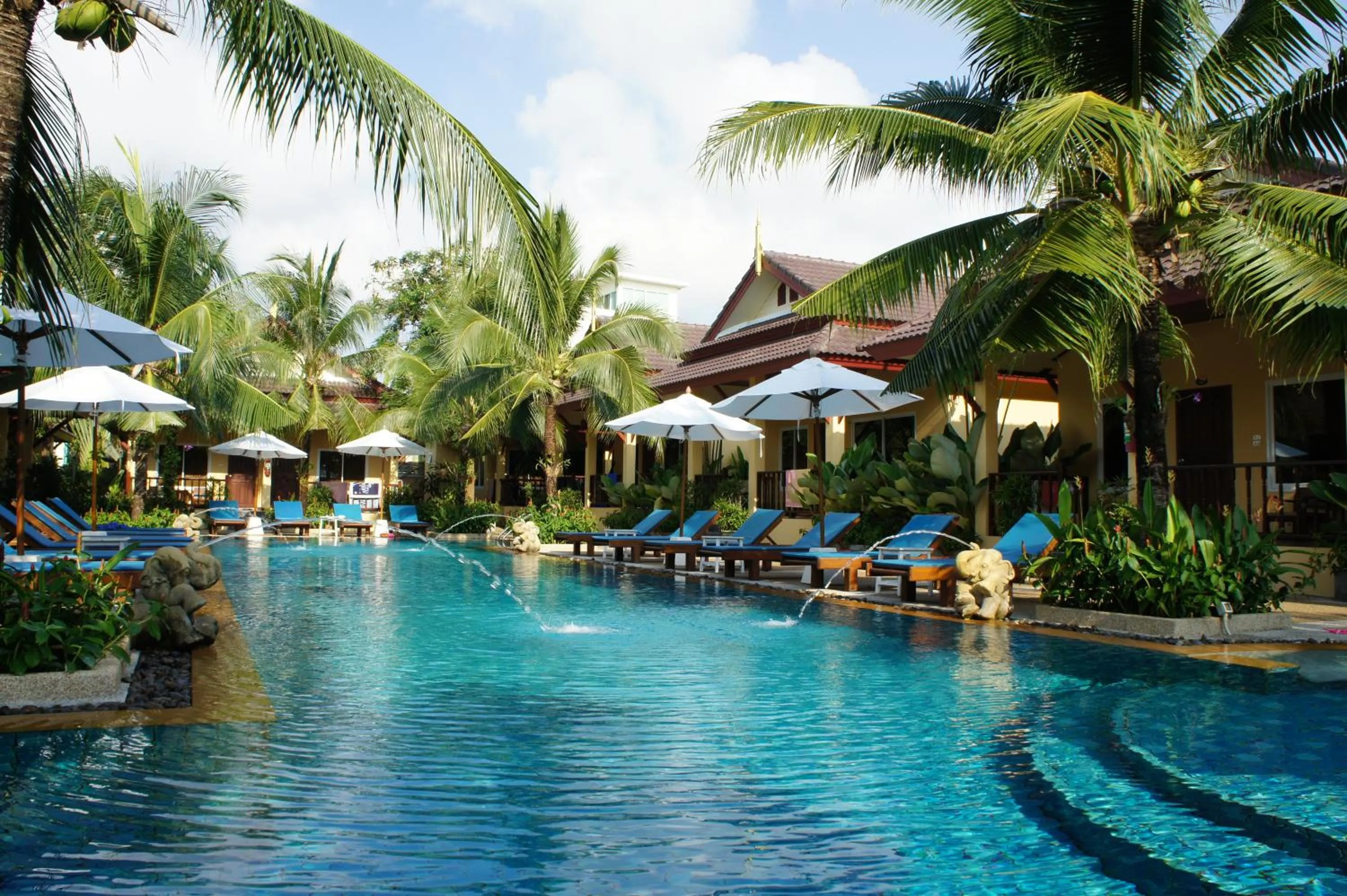 Swimming pool in Le Piman Resort