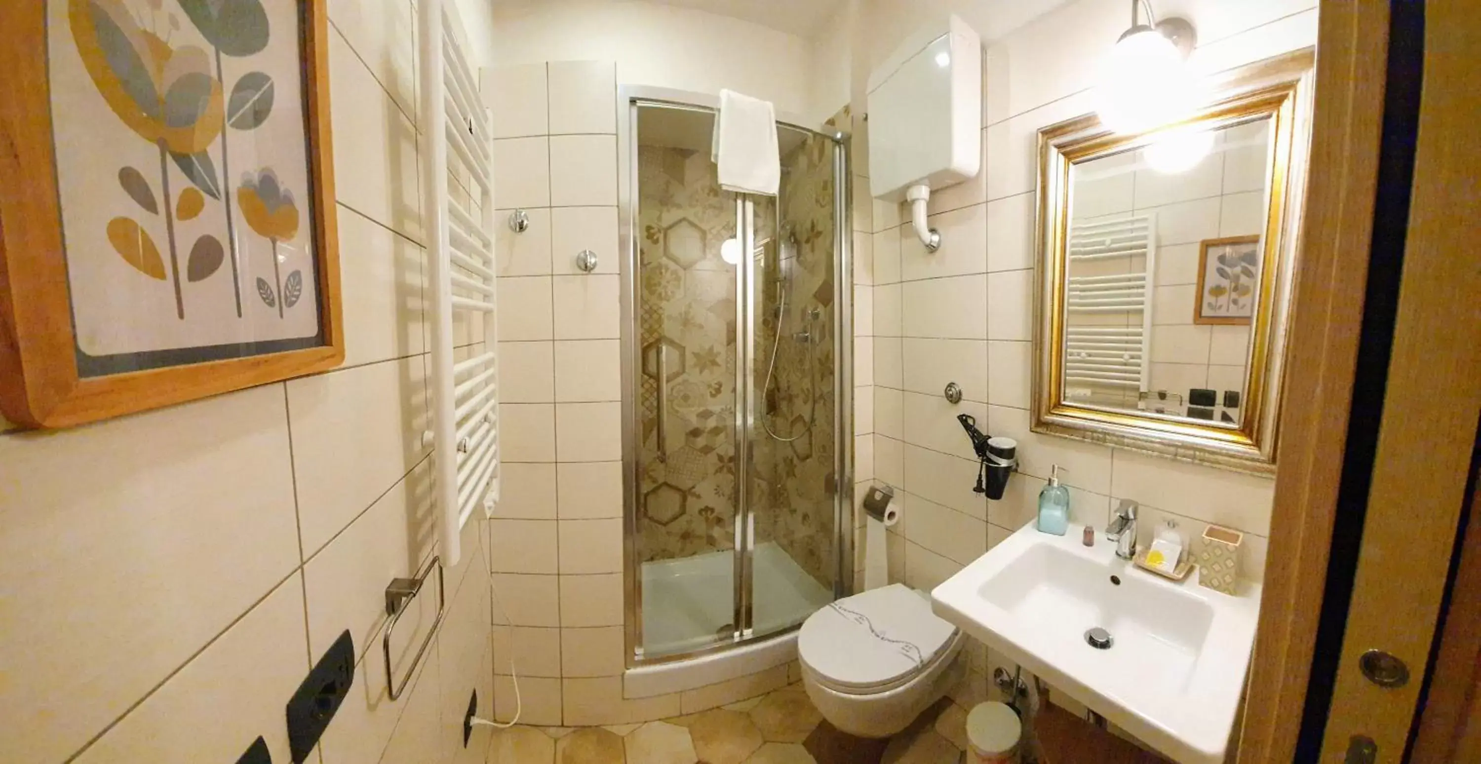 Shower, Bathroom in B&B Arco Di Gallieno