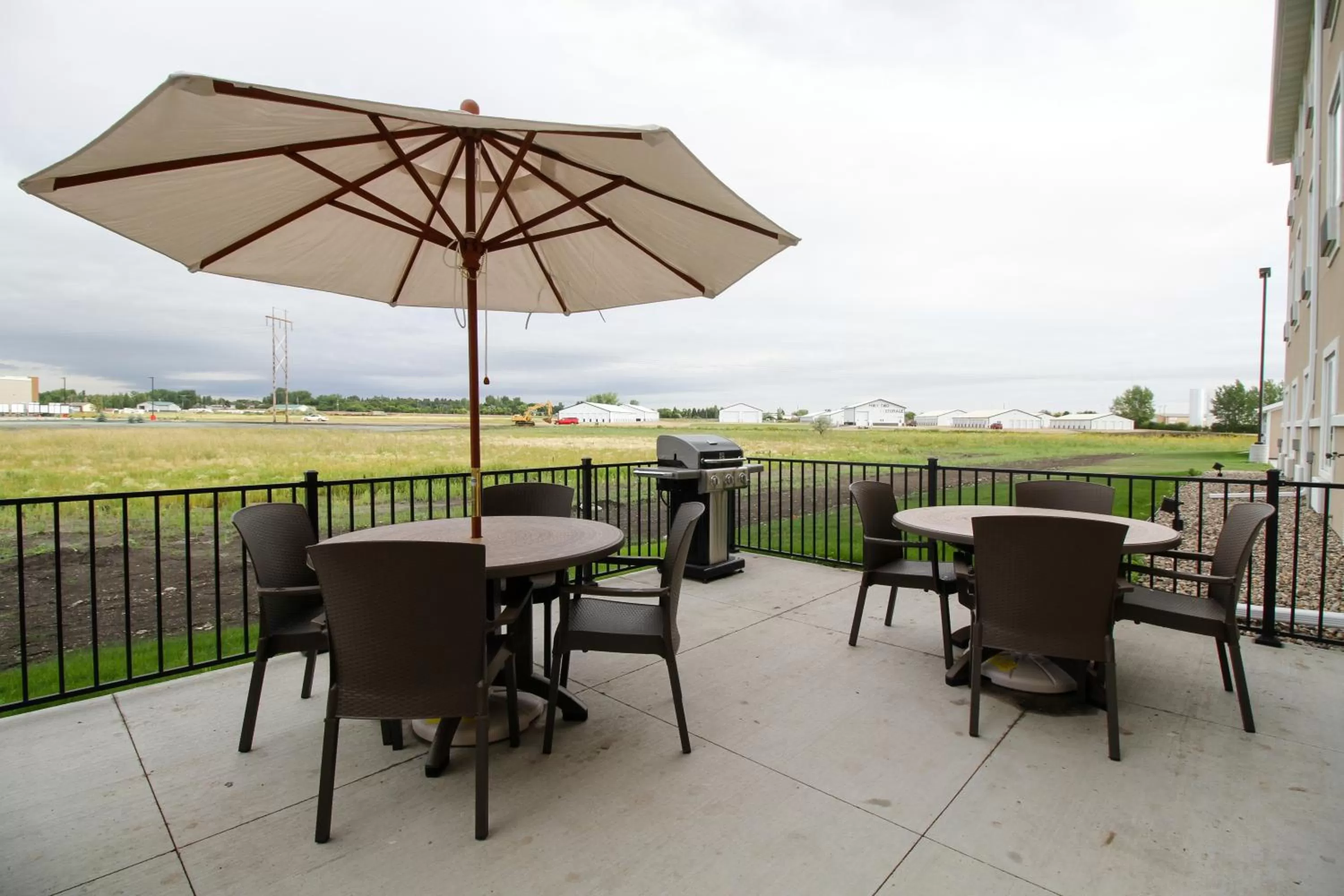 Patio in Cobblestone Hotel & Suites - Devils Lake