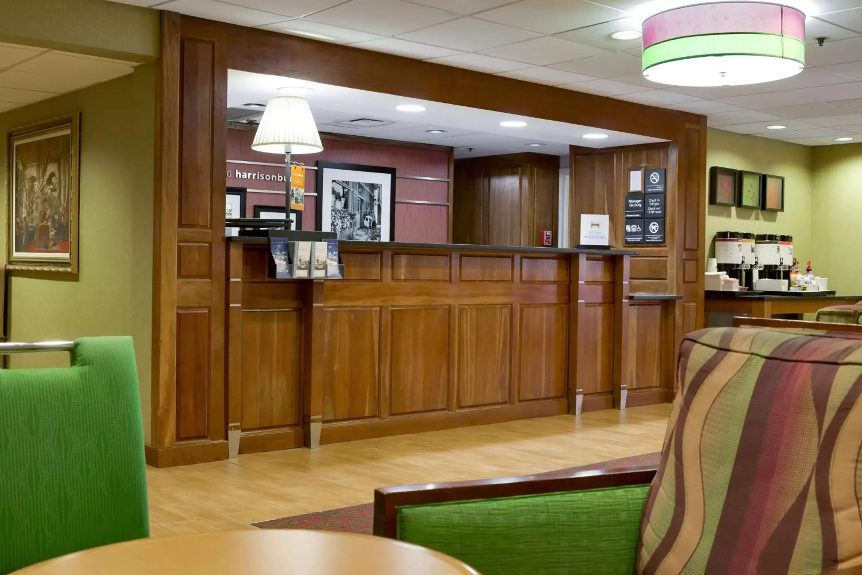Lobby or reception in Hampton Inn Harrisonburg - University Lobby or reception in Hampton Inn Harrisonburg - University