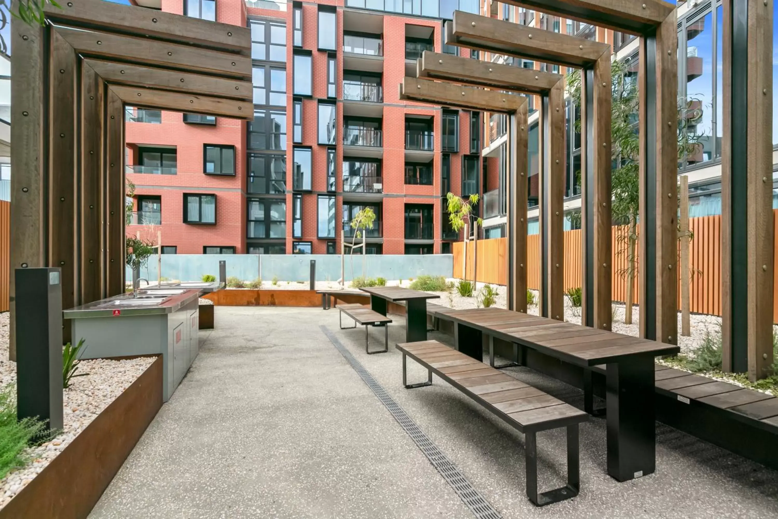 Balcony/Terrace in Melbourne City Apartment Hotel