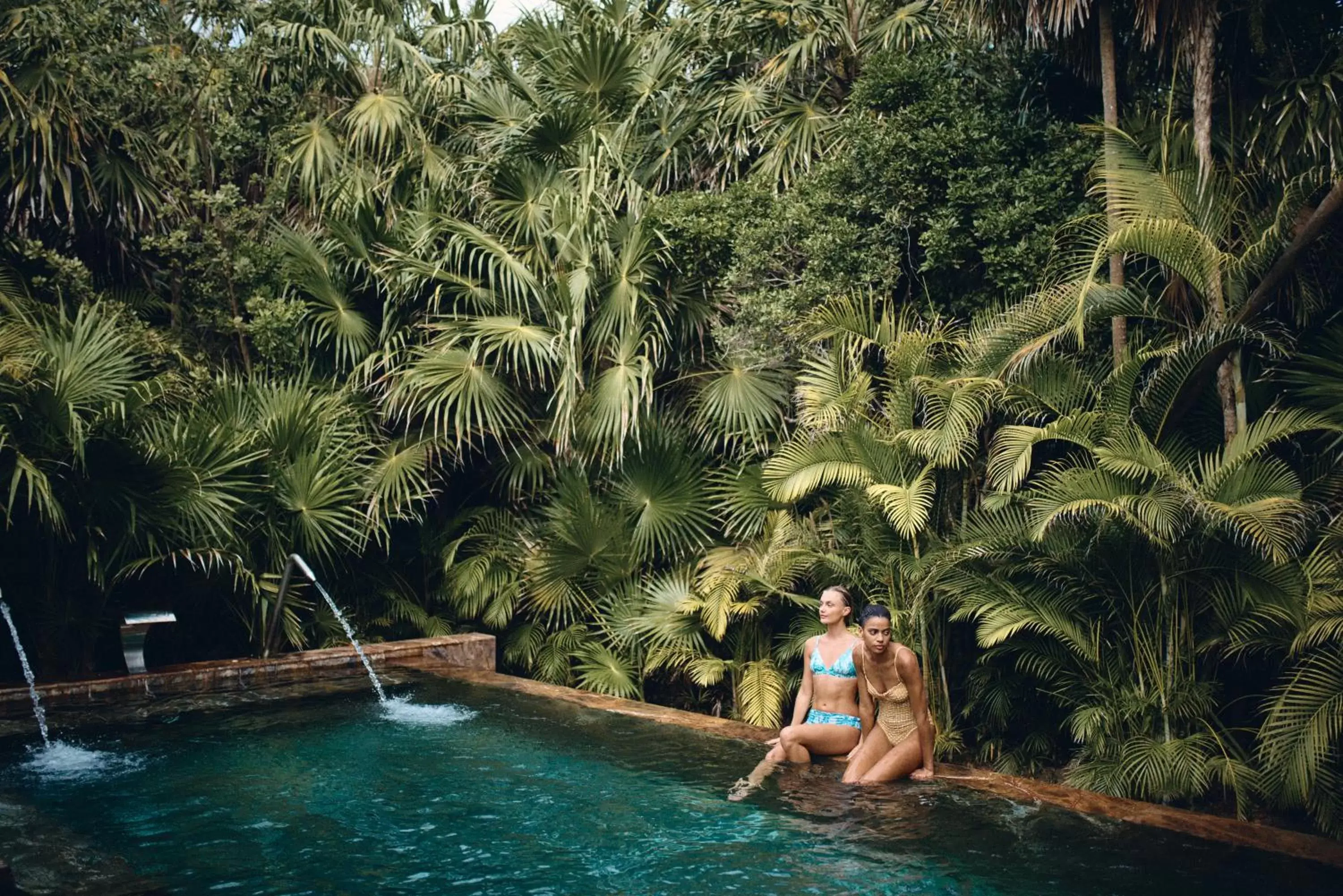 Natural landscape, Swimming Pool in Chablé Maroma