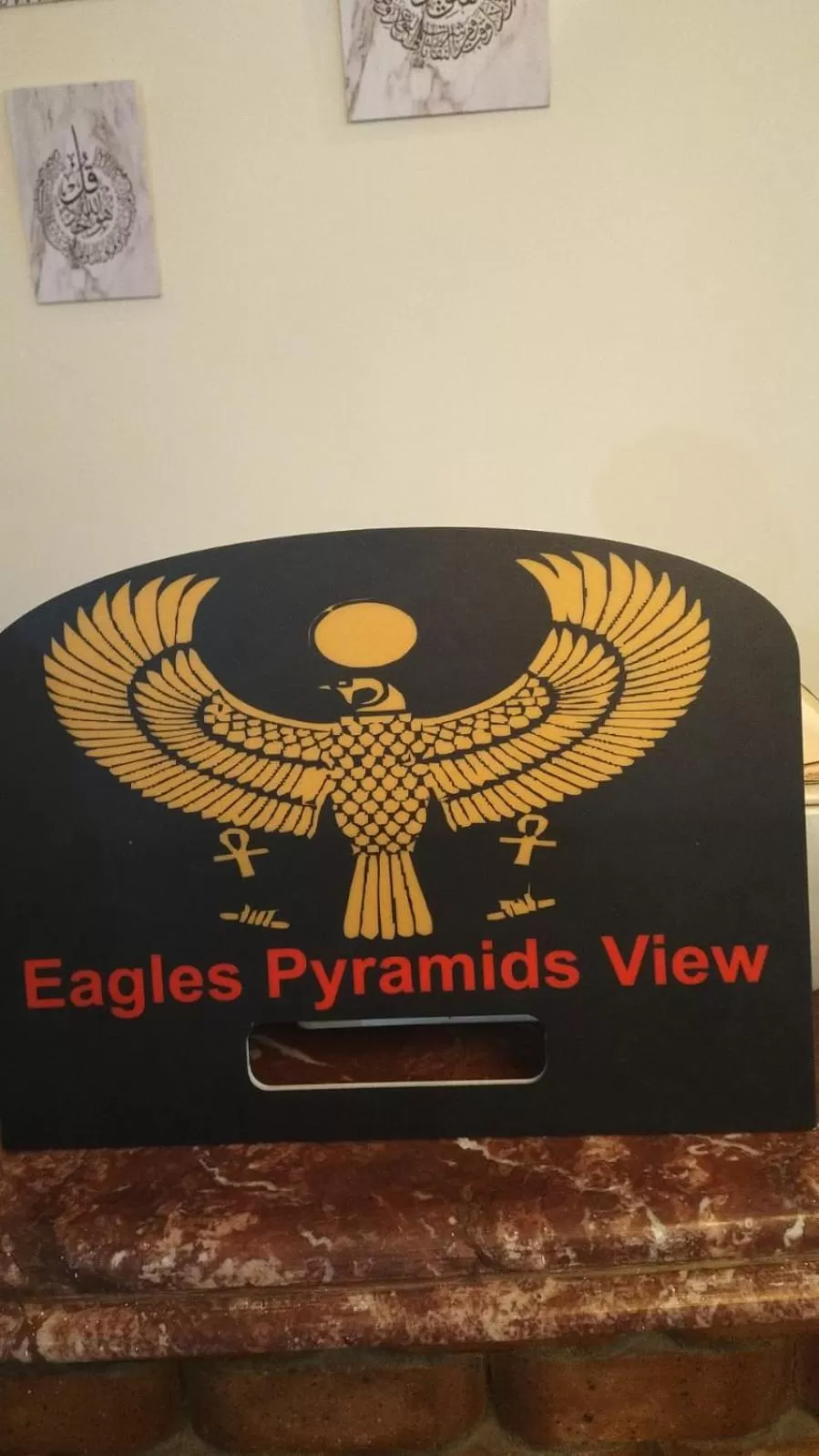 Property Logo/Sign in Eagles Pyramids View