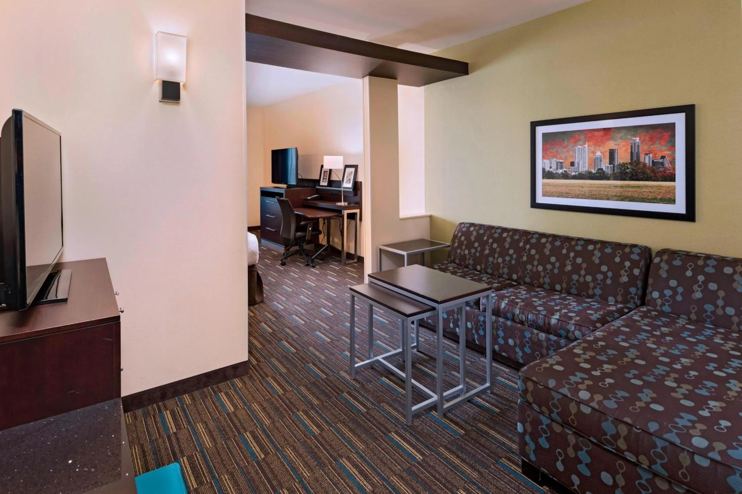 Living room in Fairfield Inn and Suites by Marriott Austin Northwest/Research Blvd