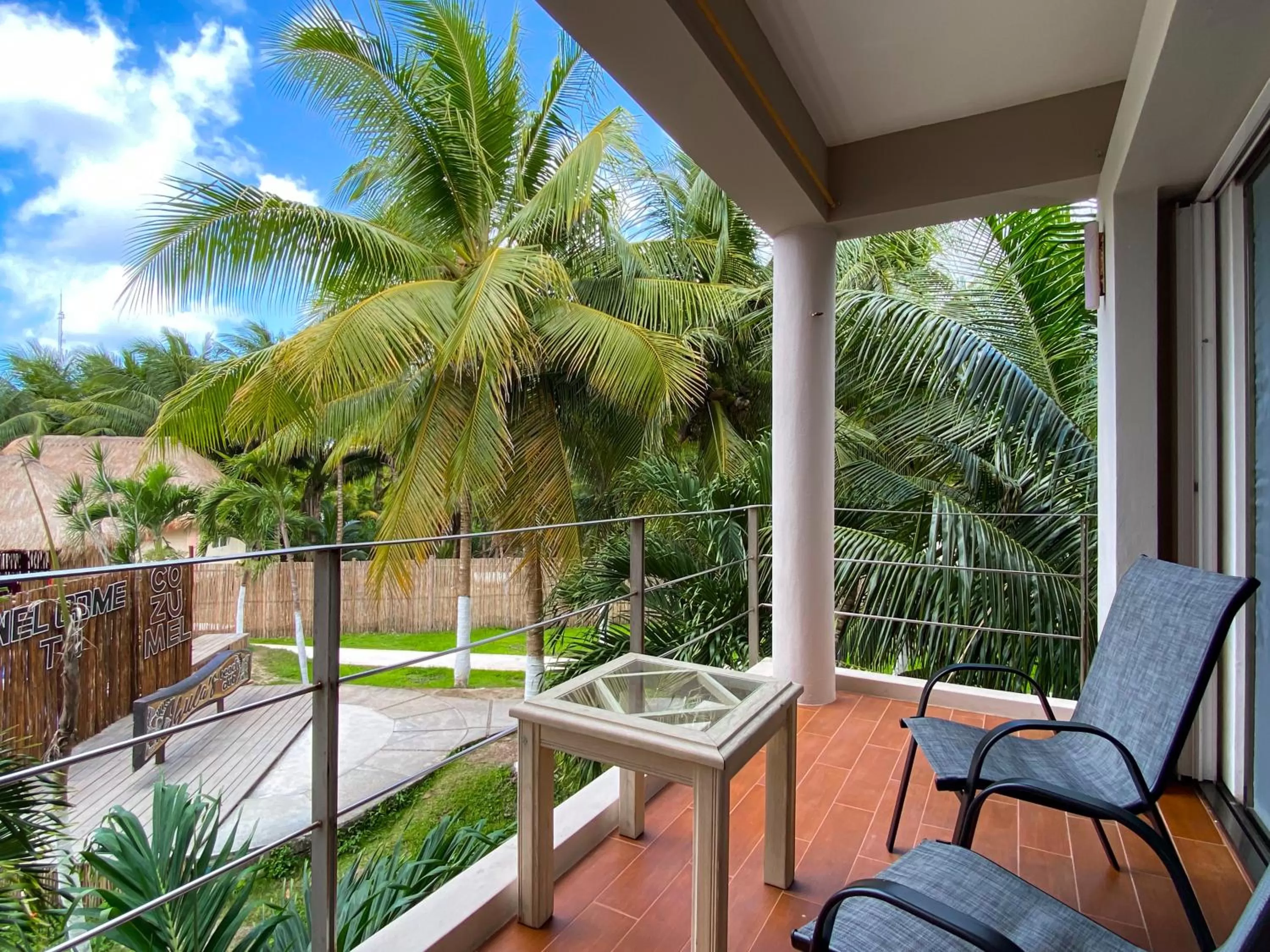 Balcony/Terrace, Swimming Pool in Maia Suites Cozumel