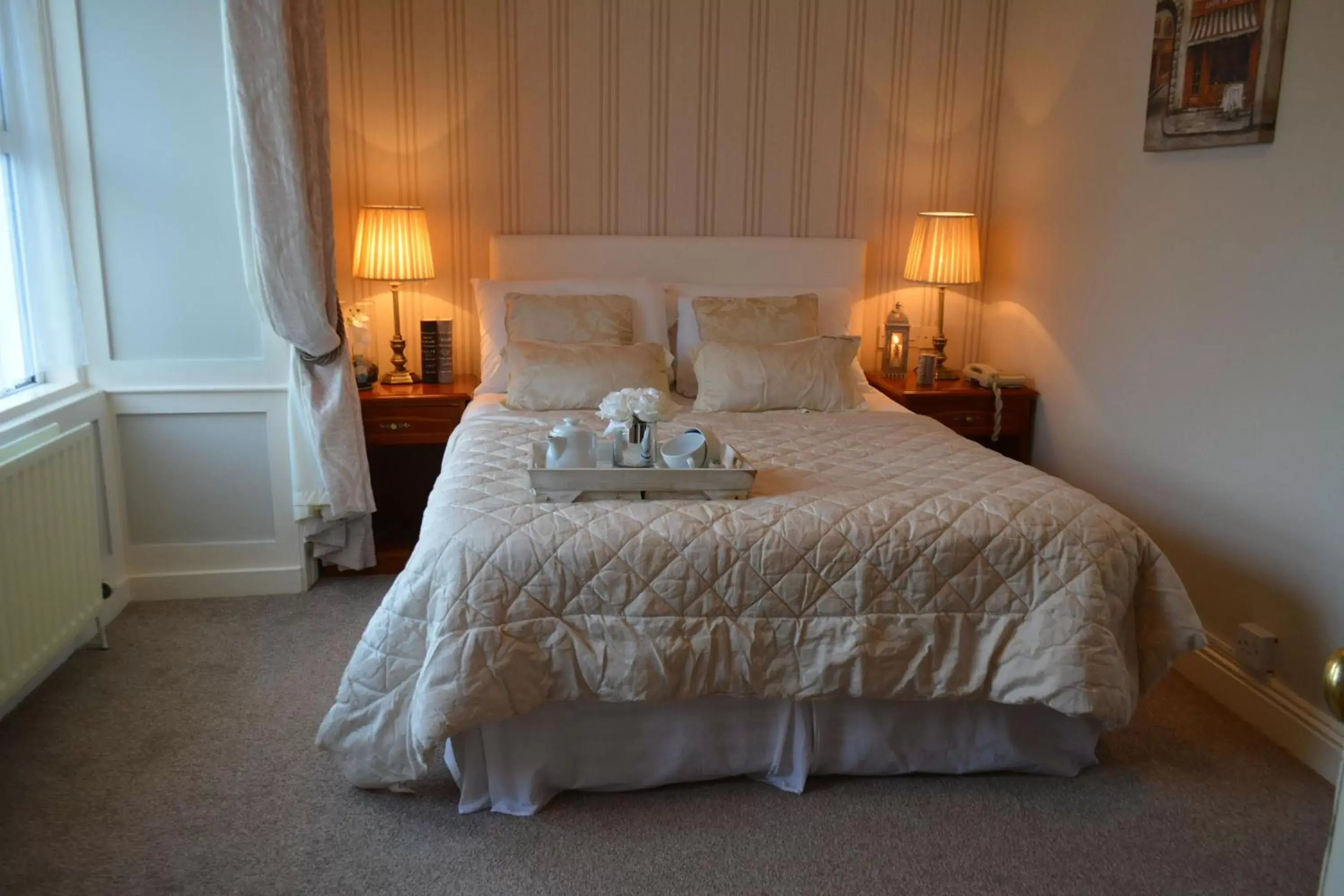 Bed in Woodfield House Hotel