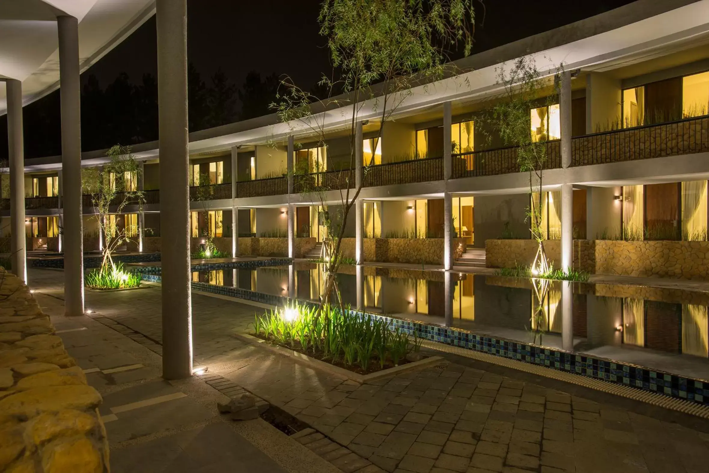 Pool view, Property Building in Hotel Neo+ Green Savana Sentul City
