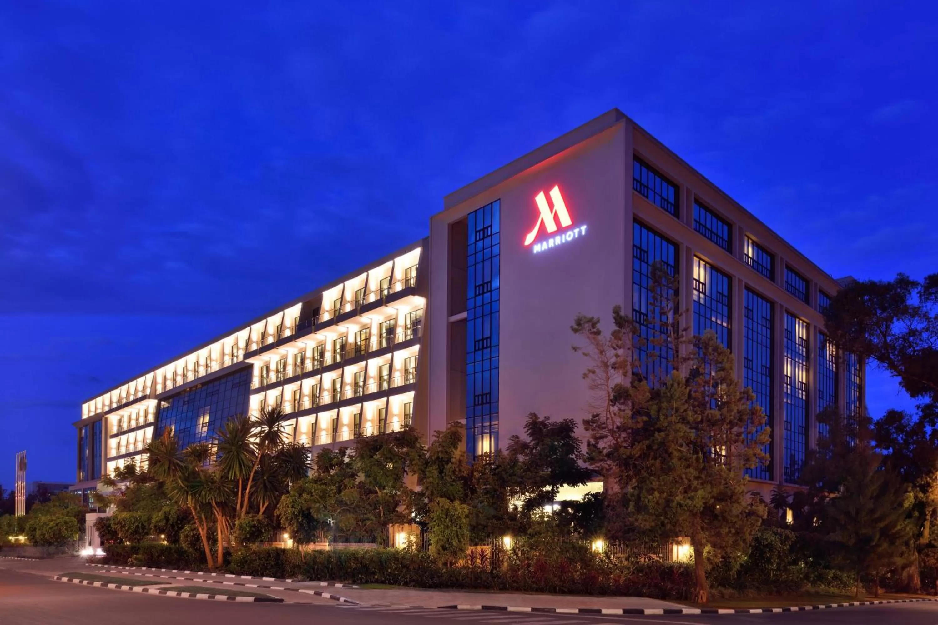 Property building in Kigali Marriott Hotel