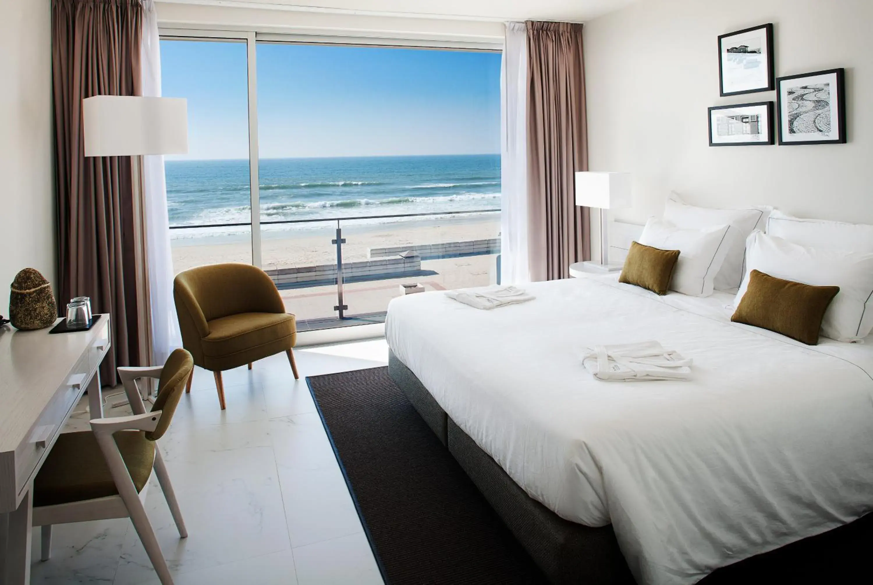 Bed, Sea View in Furadouro Boutique Hotel Beach & SPA