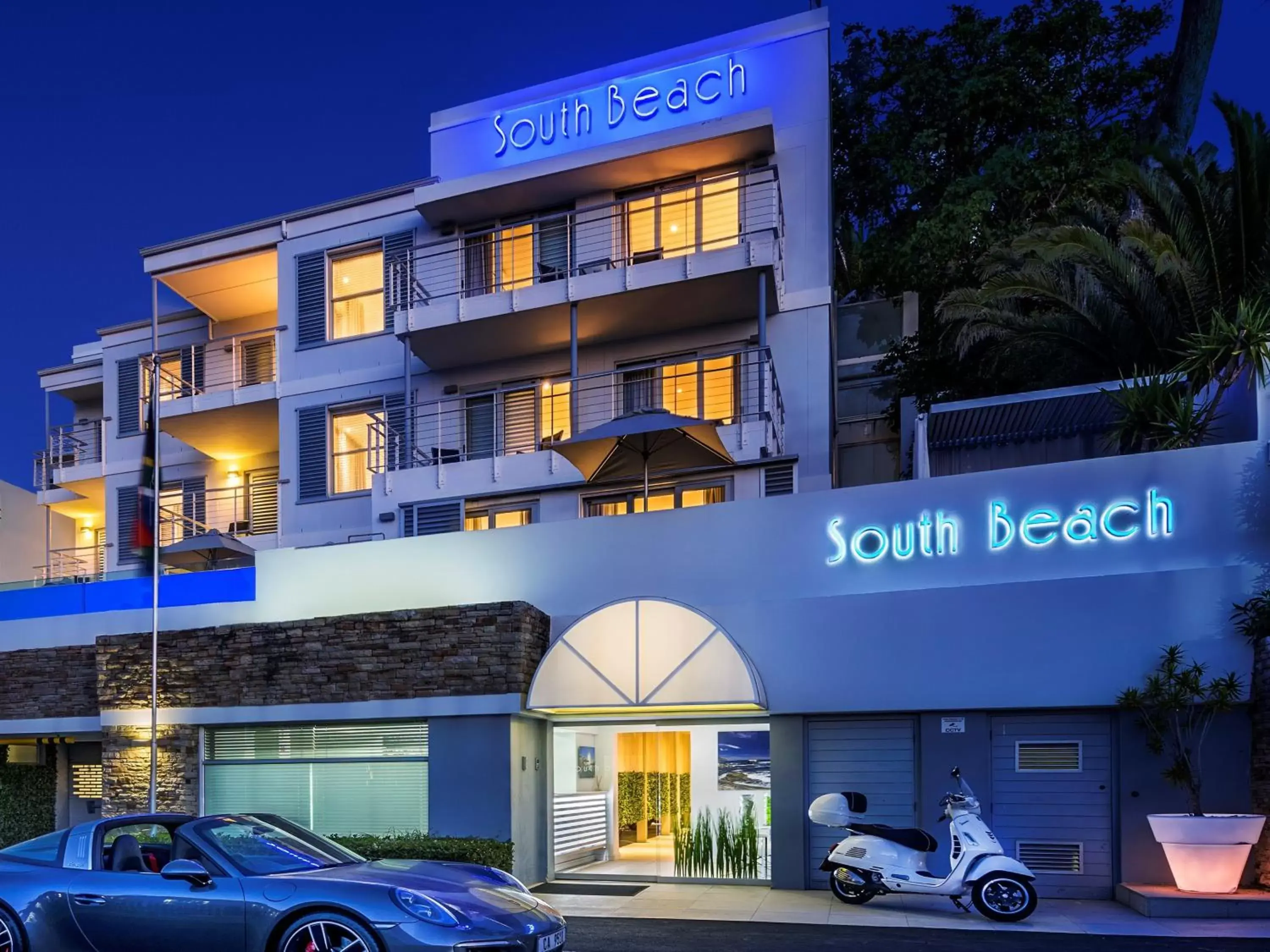 Property Building in South Beach Camps Bay Boutique Hotel