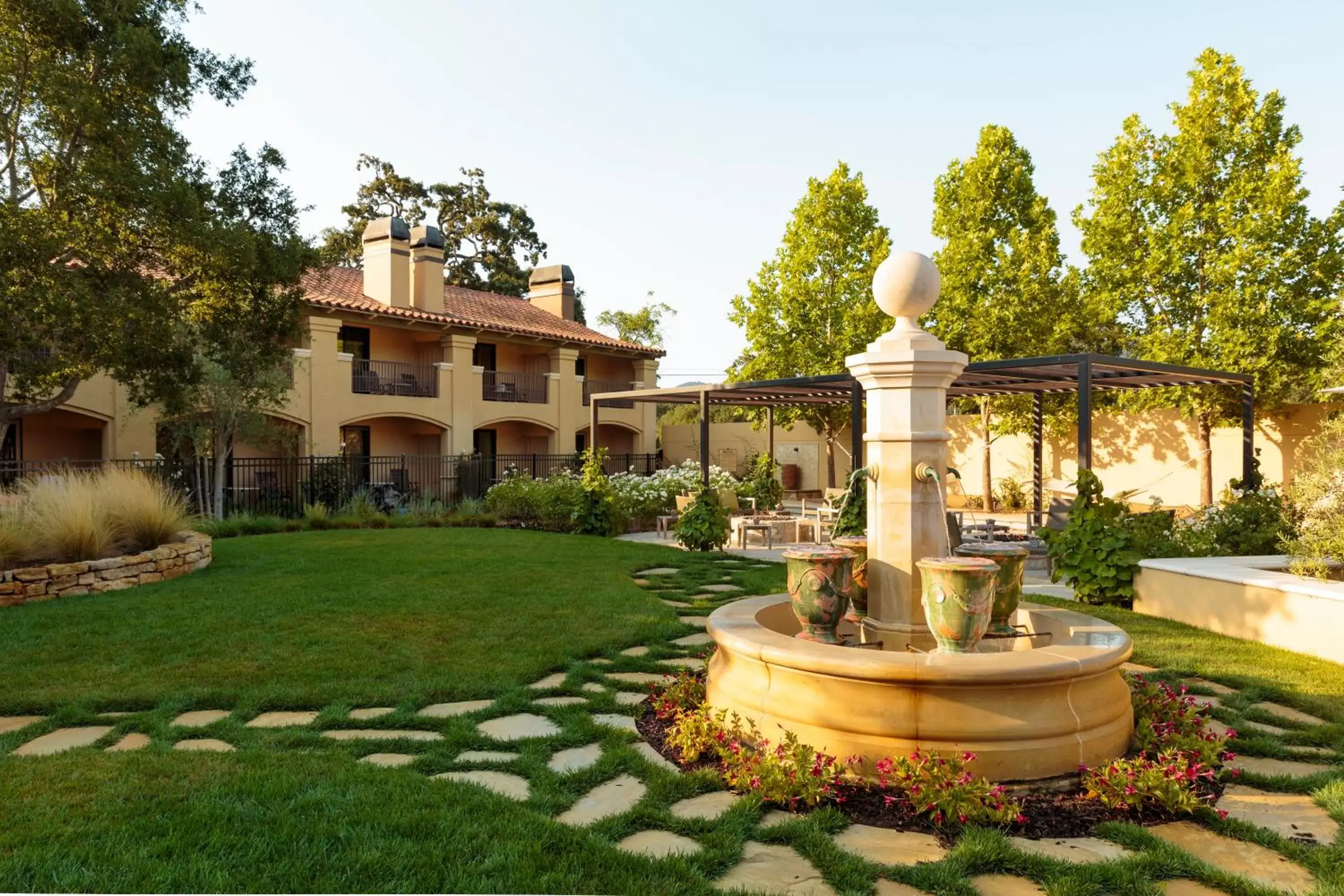 Garden in Napa Valley Lodge