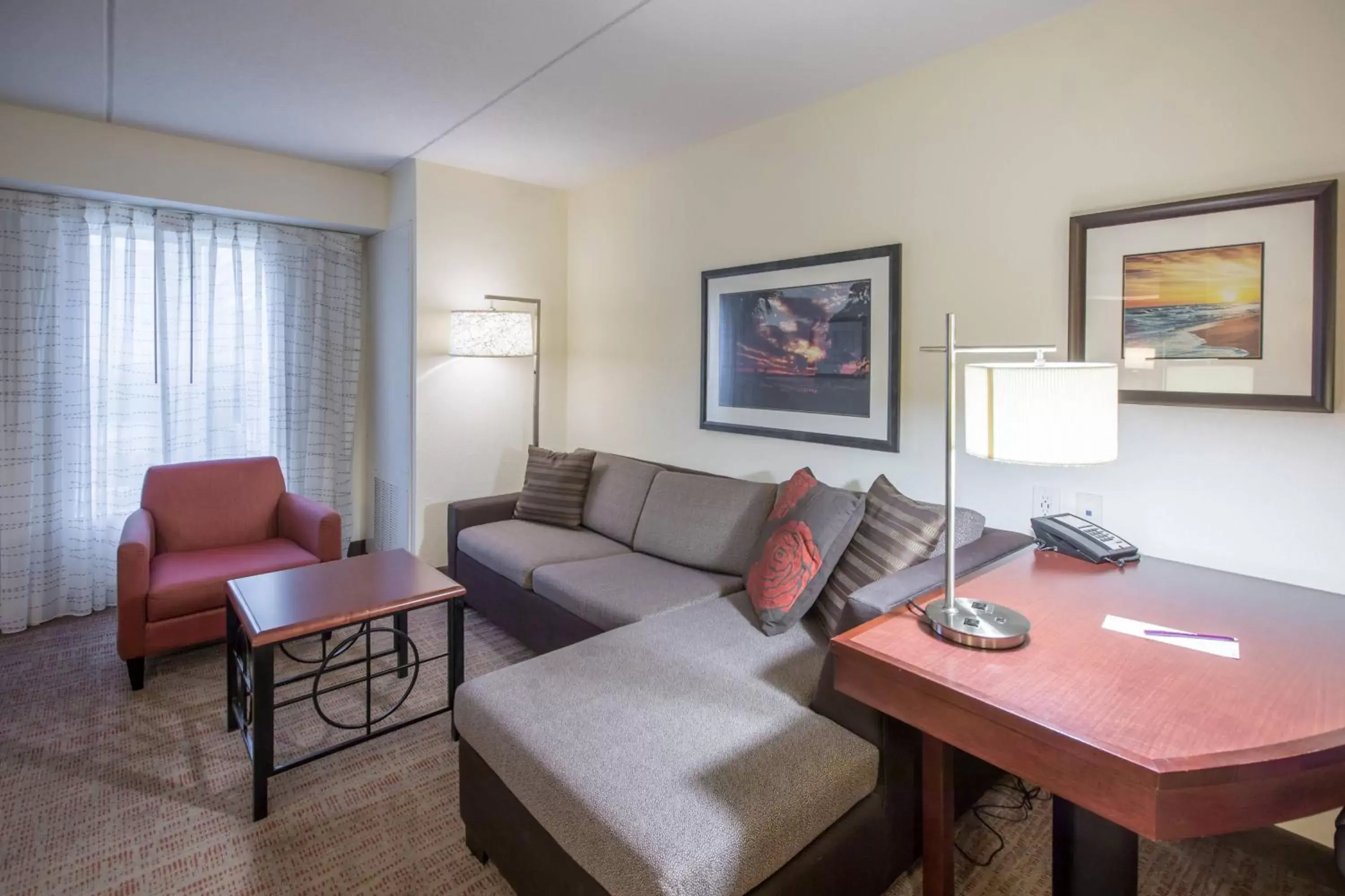 Living room, Seating Area in Residence Inn by Marriott Amelia Island