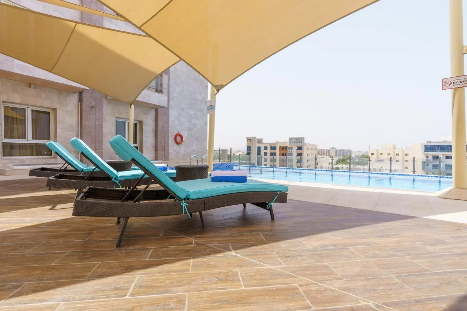 Swimming Pool in Levatio Suites Muscat, a member of Radisson Individuals