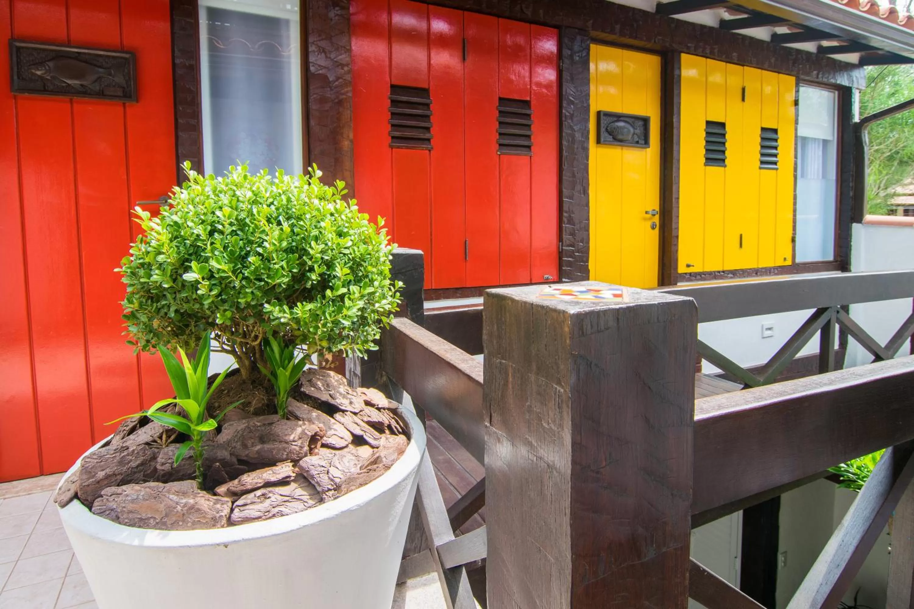 Decorative detail in Chez Pitu Praia Hotel